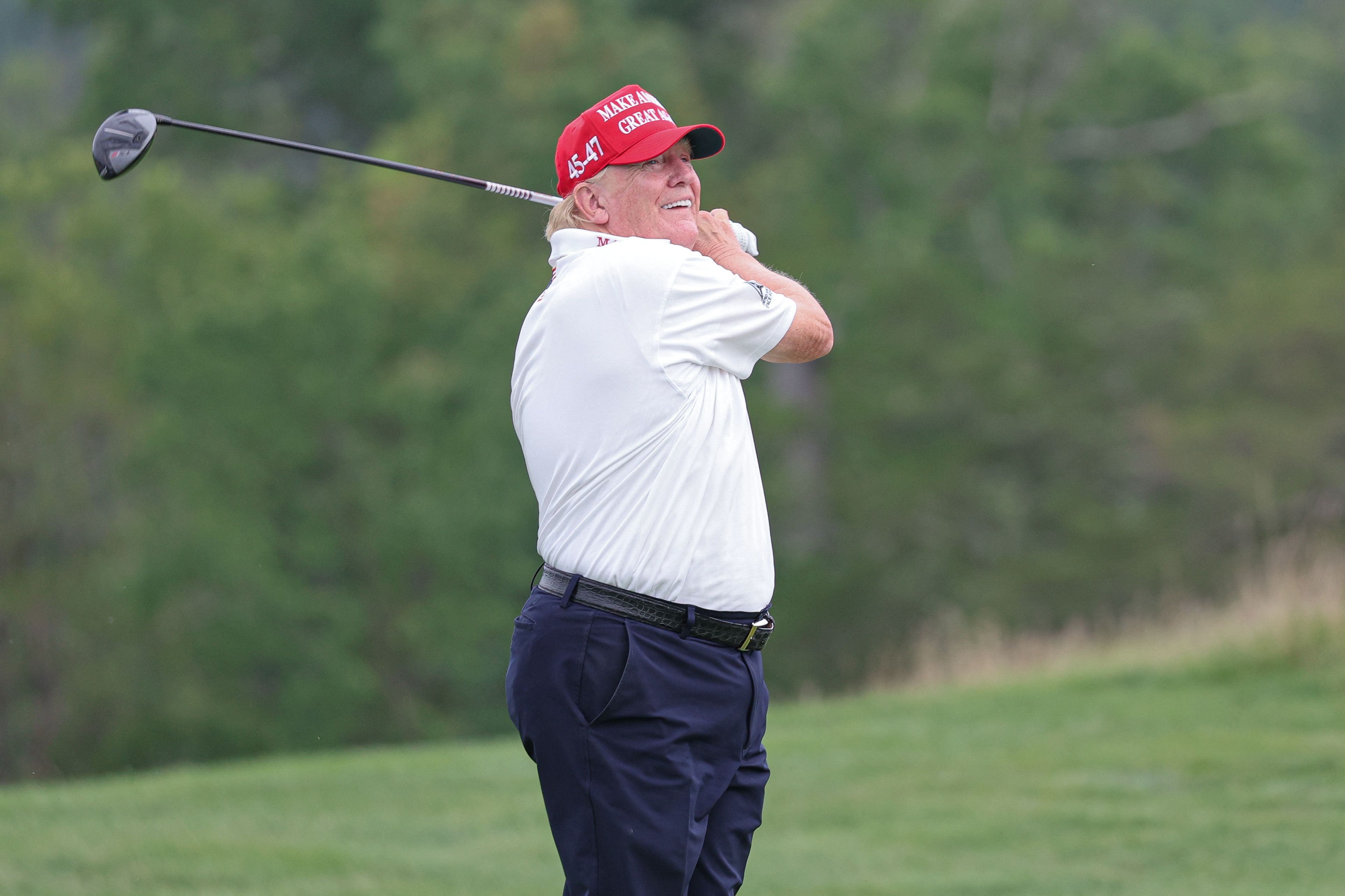 Der leidenschaftliche Golfer Trump verkündete das Vorhaben auf seiner Plattform Truth Social.