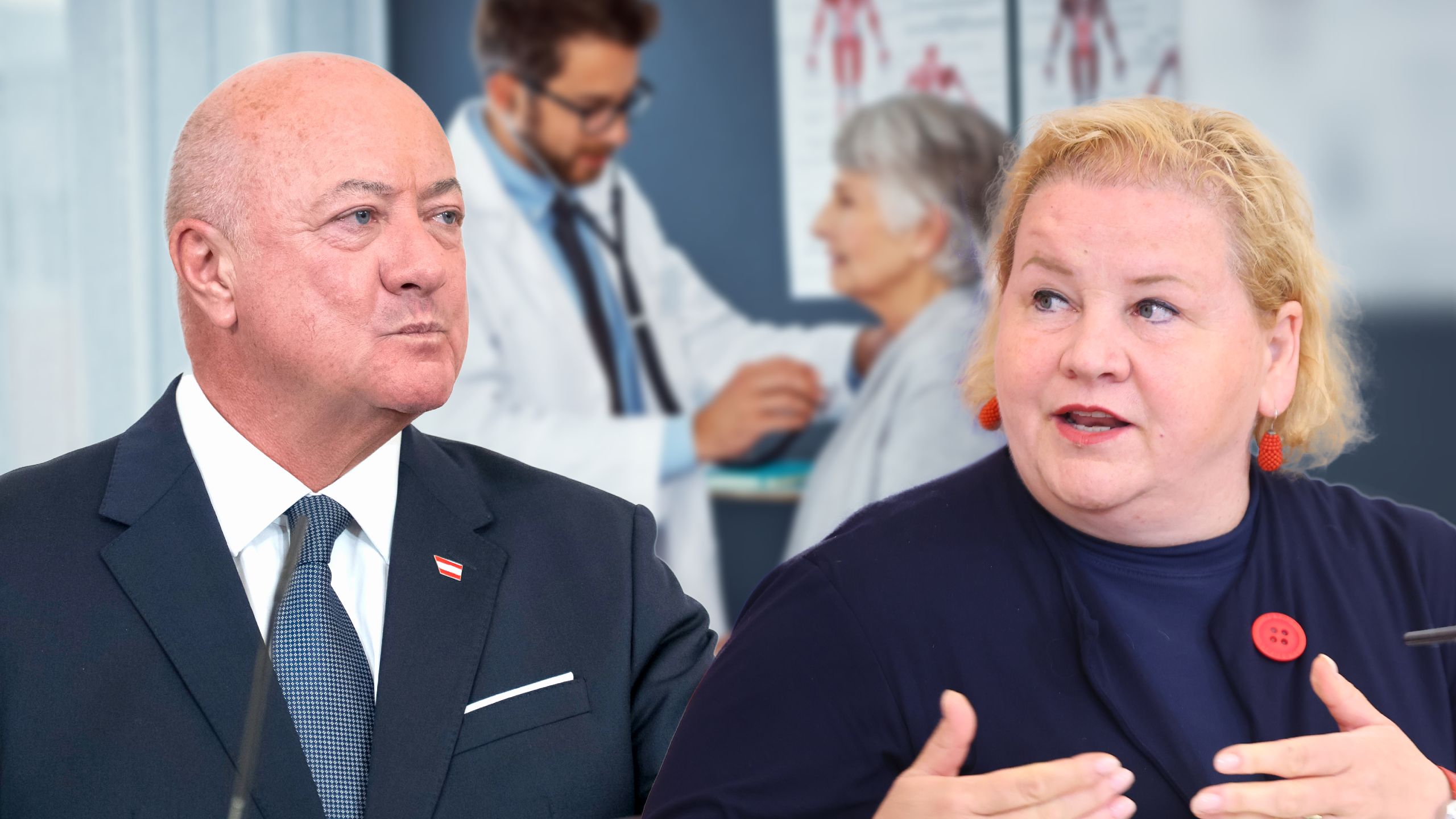 Die Regierung will das Gesundheitswesen reformieren. 