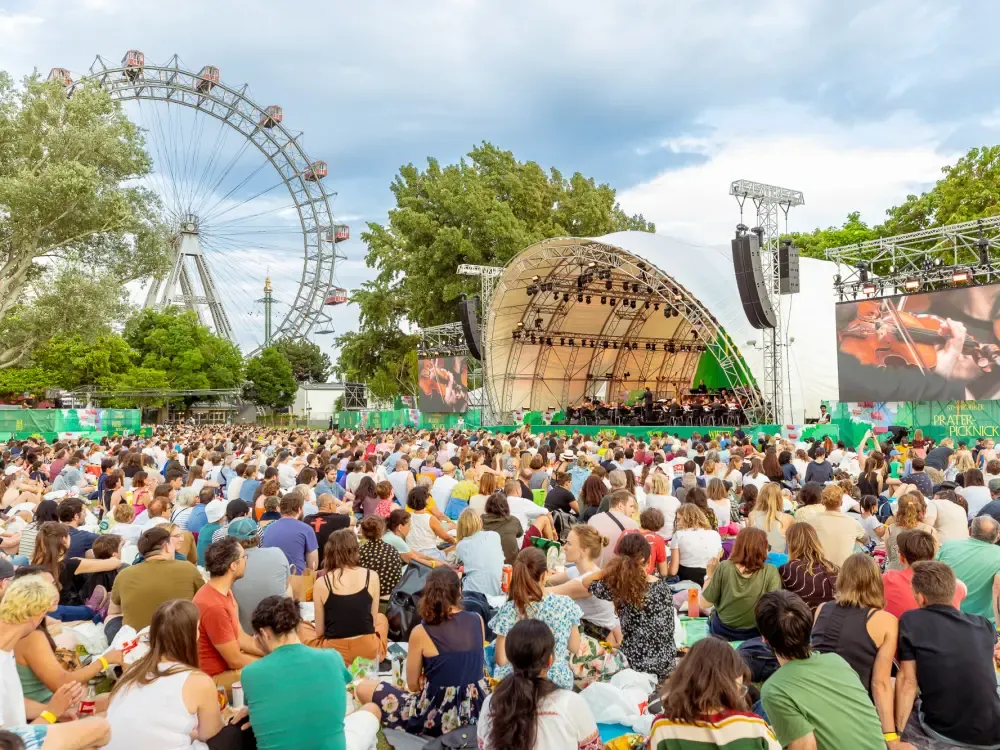 Am Mittwoch und Donnerstag laden die Wiener Symphoniker bei freiem Eintritt zum Prater-Picknick auf die Kaiserwiese.
