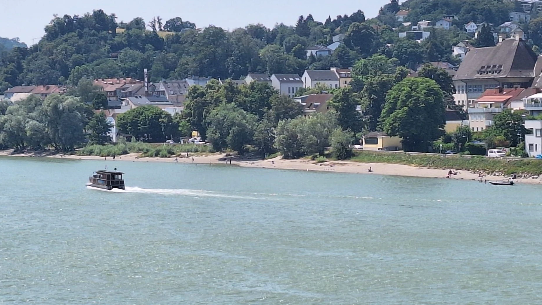 Schwimmen in der Donau kann gefährlich werden.