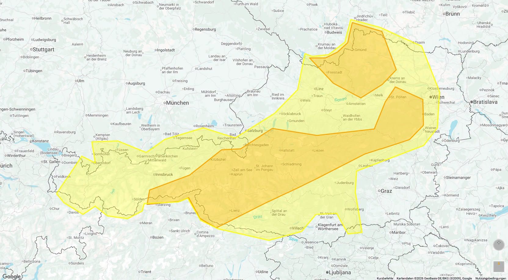 Heute.at - Rekordhitze in Österreich, nun drohen heftige Unwetter