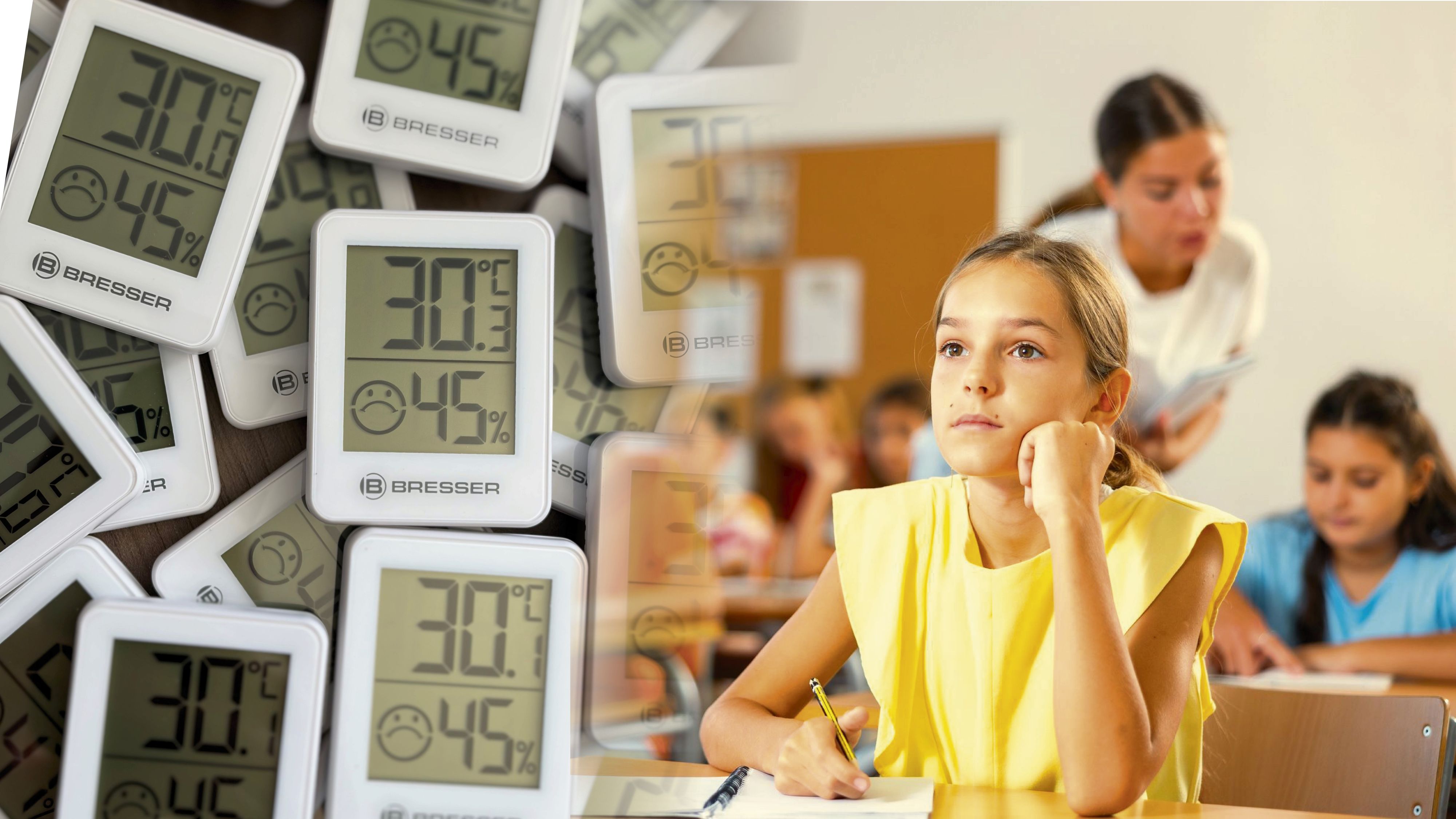 Die SPOÖ maß die Hitze in den OÖ-Schulen und fordert jetzt umfassende Maßnahmen. (Symbolbild)