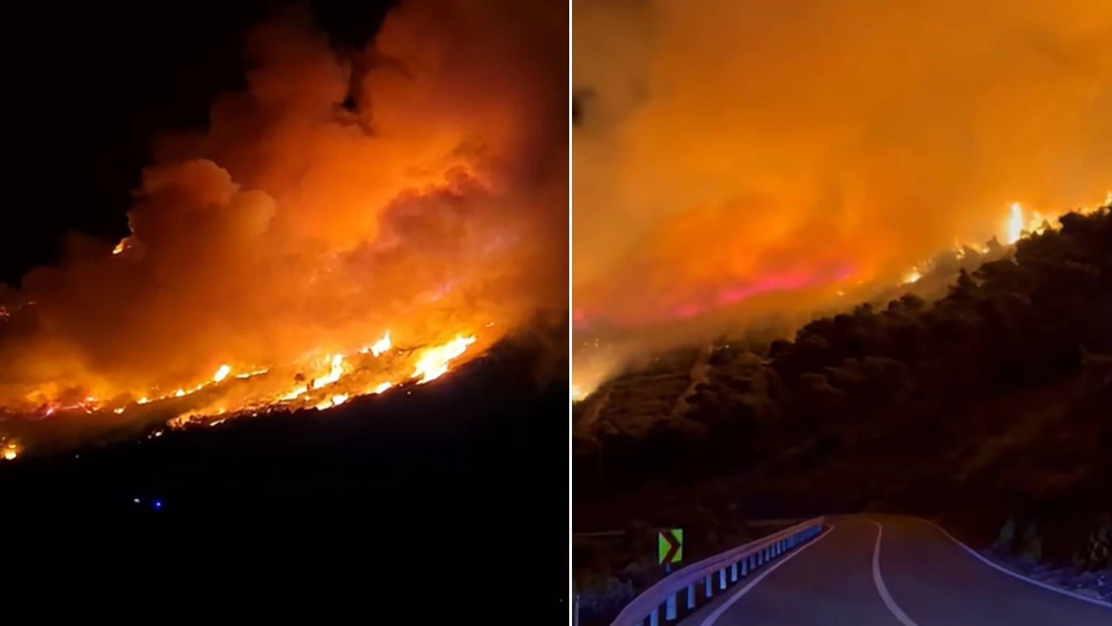 Heute.at - Großbrand auf Urlaubsinsel! Flammen außer Kontrolle