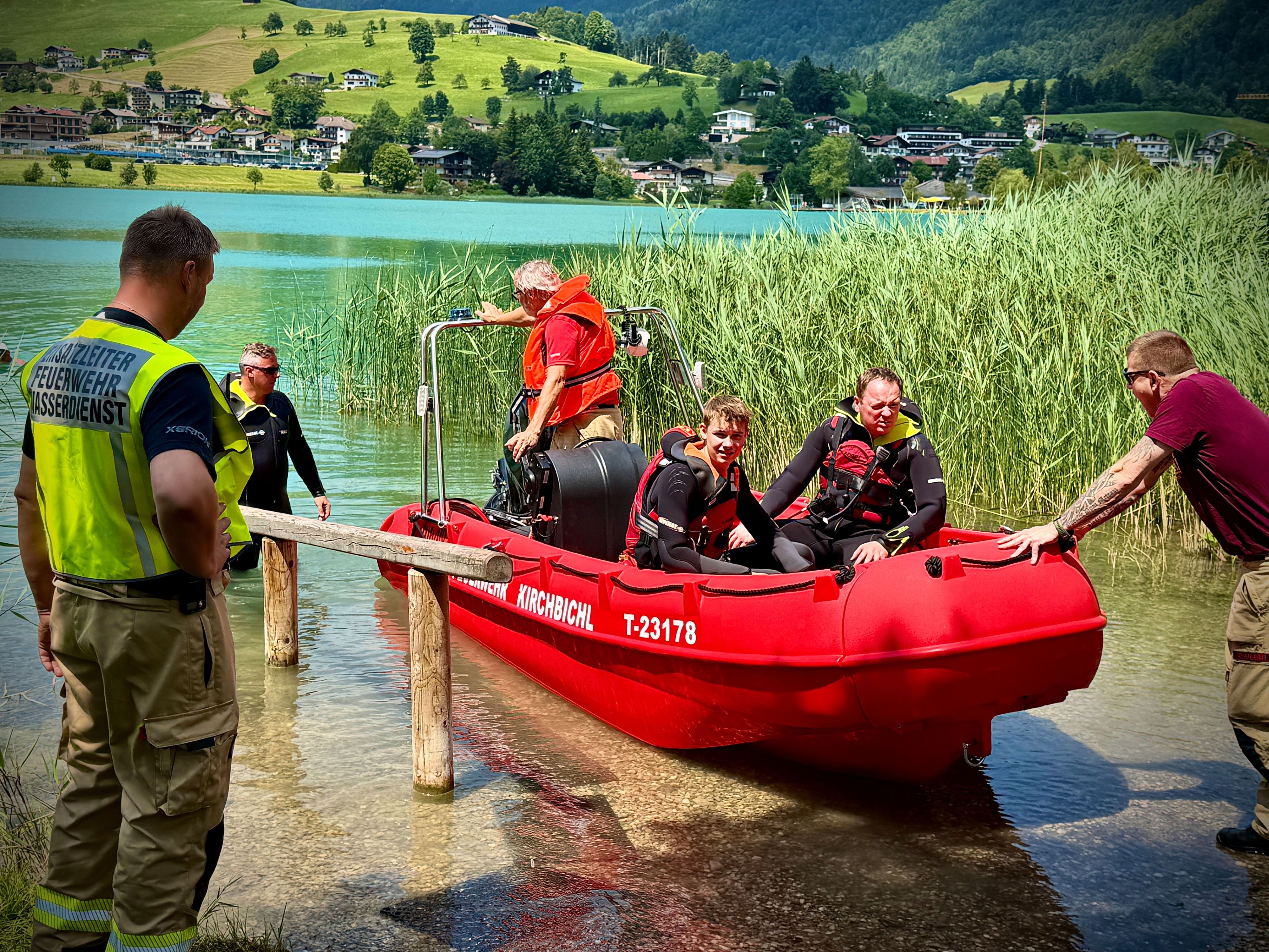 Eine Suchaktion am Thiersee wurde am Montag gestartet.