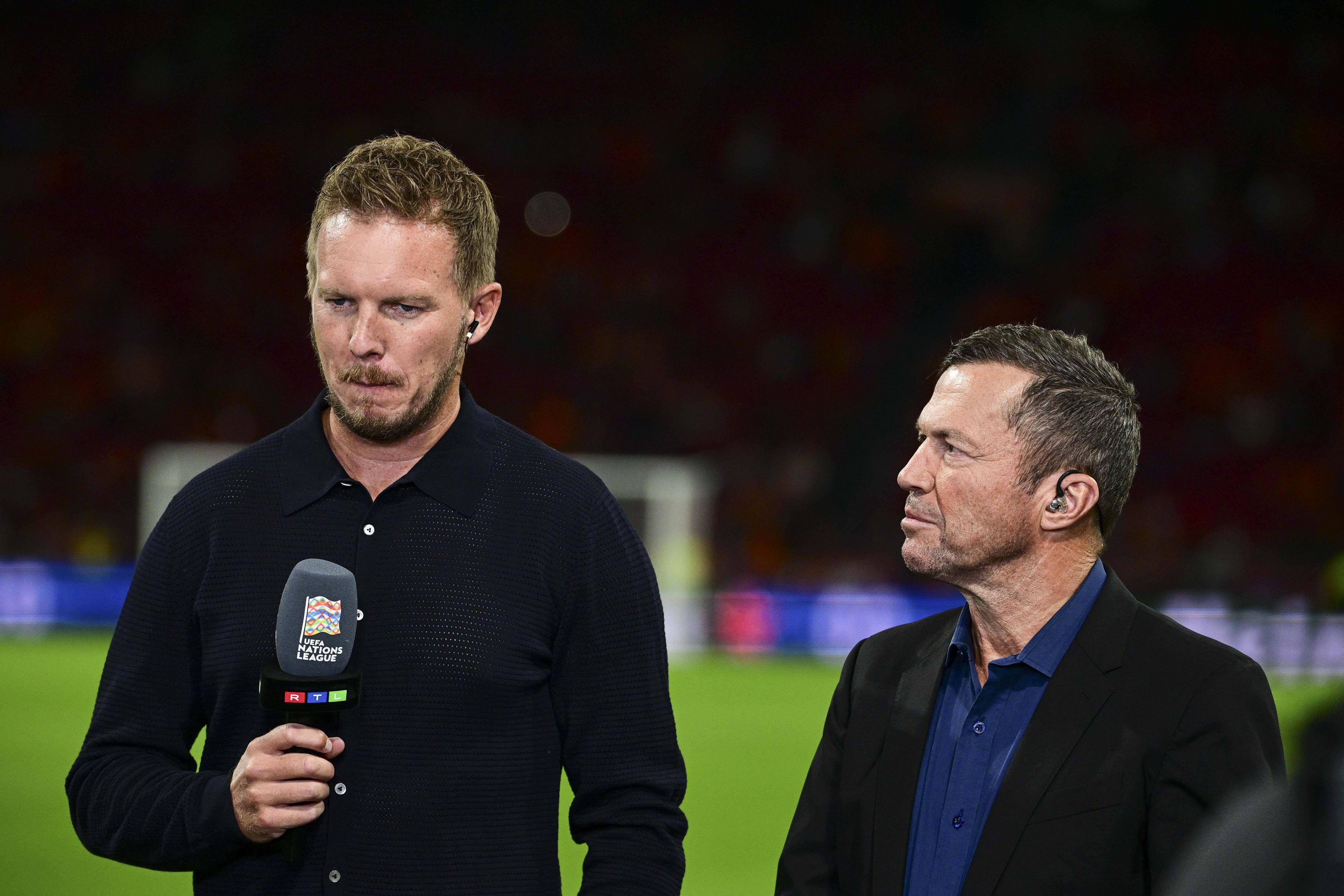 Julian Nagelsmann und Lothar Matthäus.