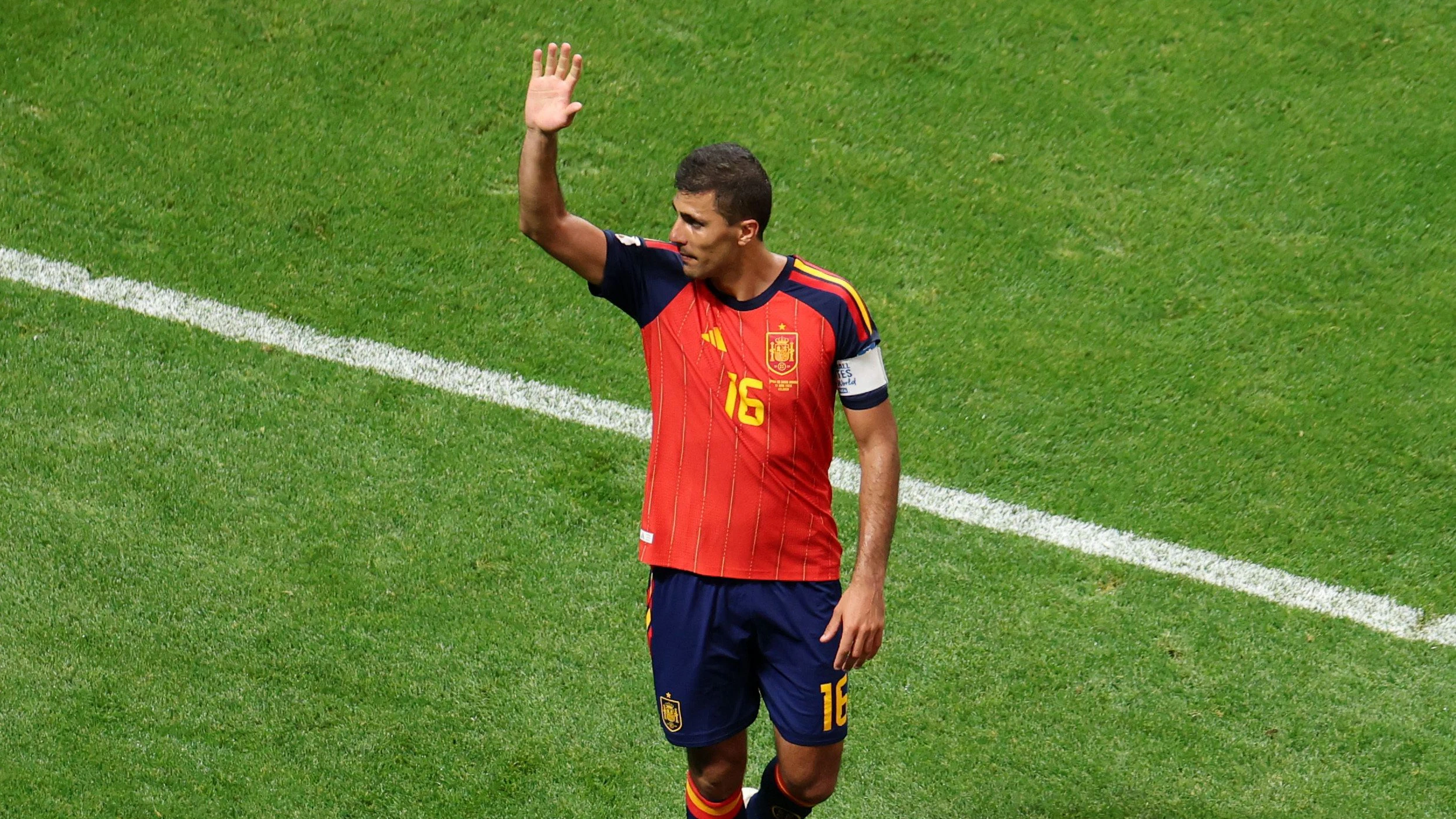 Spanien-Kapitän Rodri. 