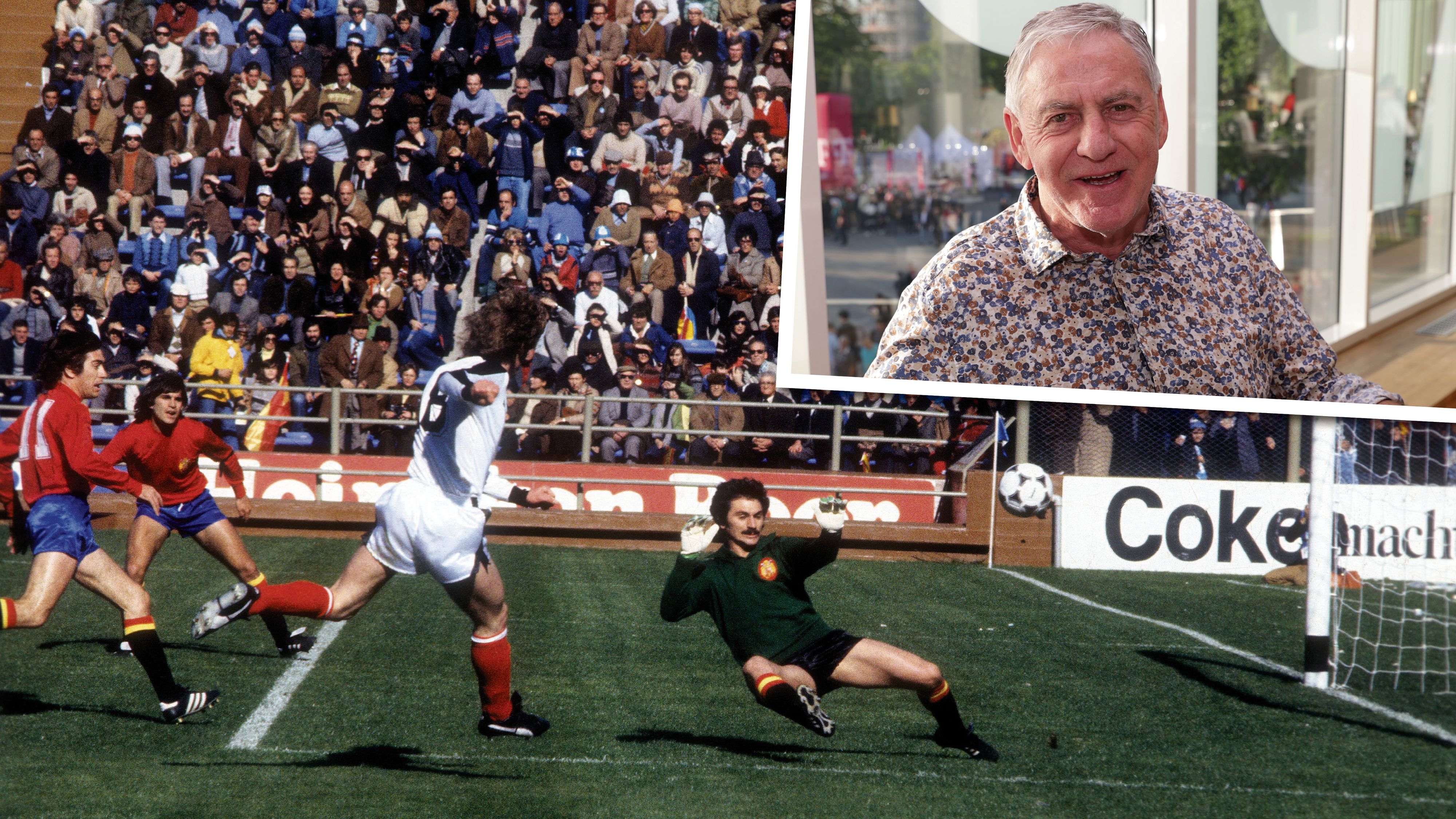 Walter Schachner bringt Österreich 1978 bei der WM in Argentinien gegen Spanien in Führung. Am Ende gewann das ÖFB-Team mit 2:1.