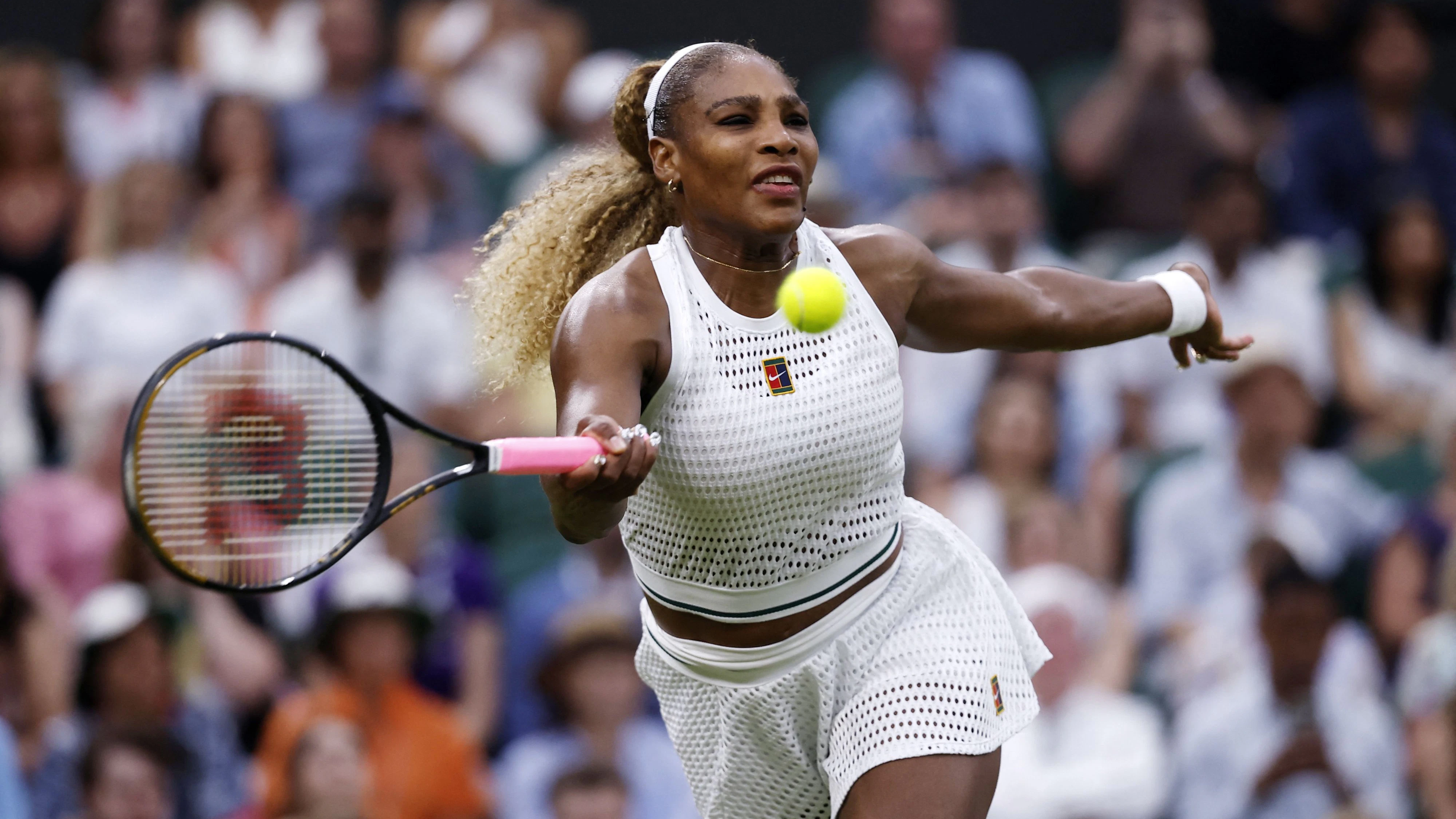 Tennis-Ikone Serena Williams in Wimbledon. 