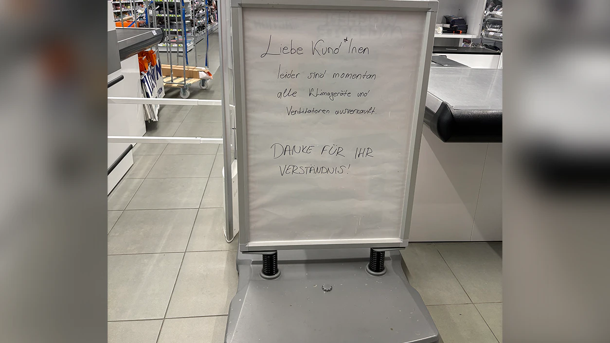 Heute.at - Wegen Hitze – Ventilatoren in Wiener Shop ausverkauft