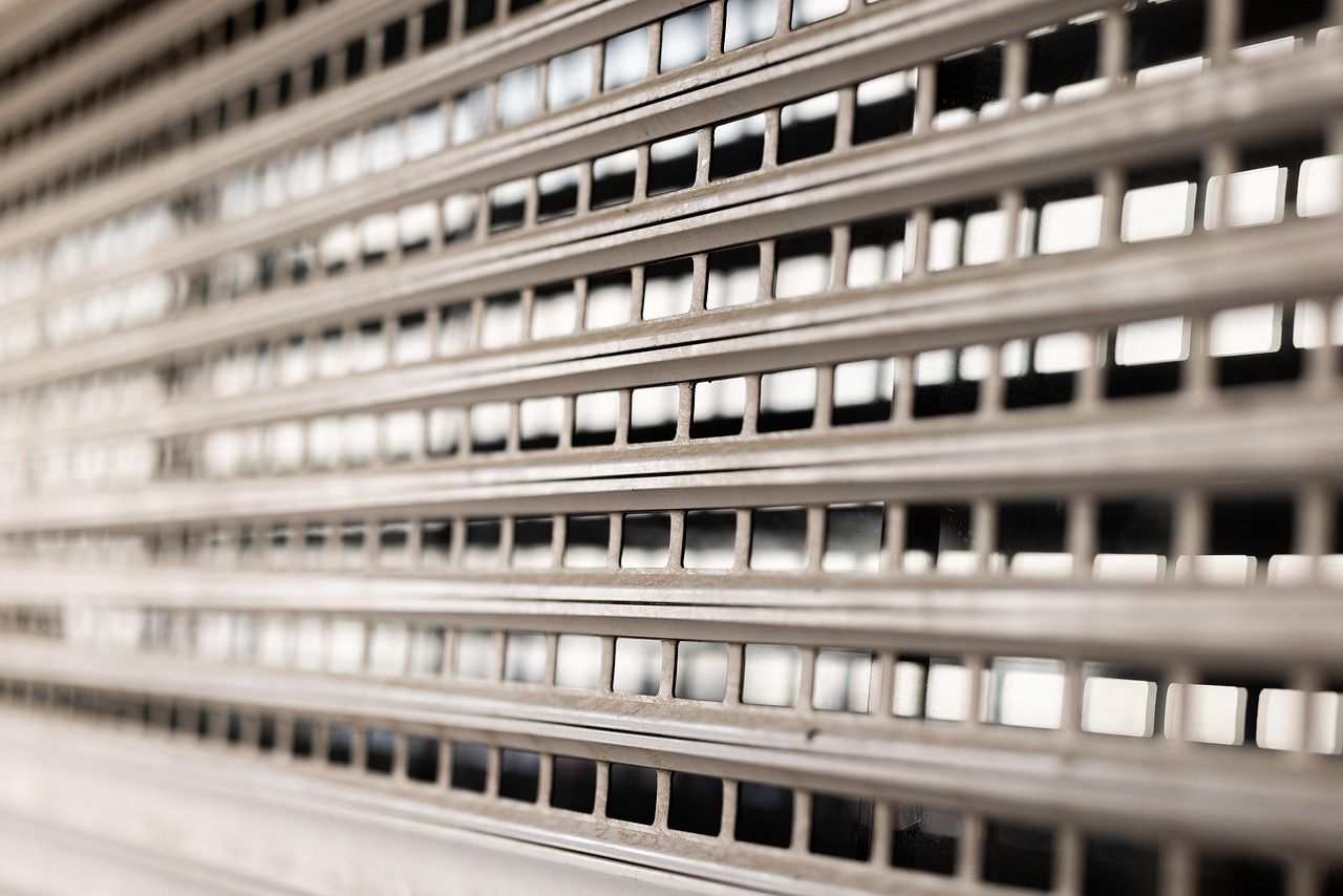 Geschlossener Laden im Einkaufszentrum