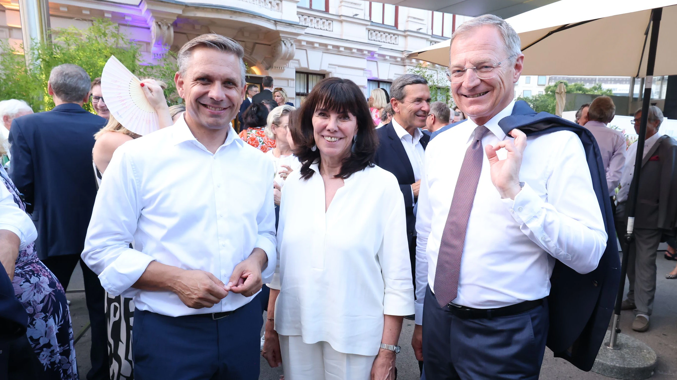 Wolfgang Hattmannsdorfer, Martha Schultz und Thomas Stelzer