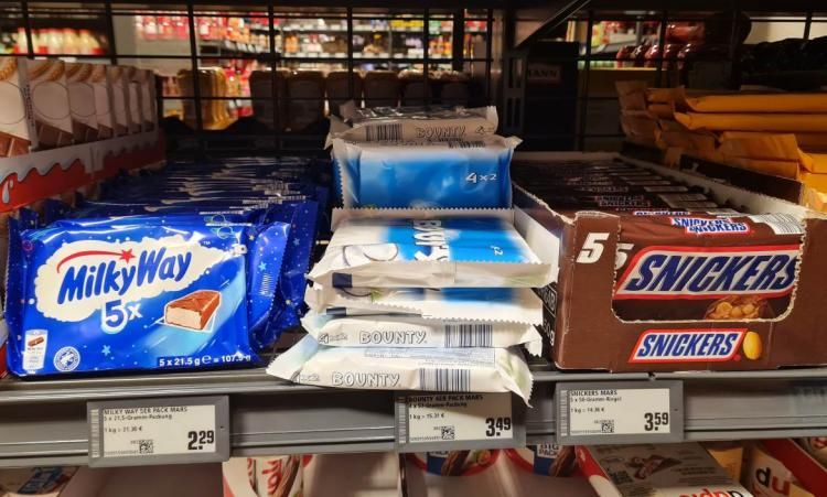 Mogelpackung Bounty Milky Way