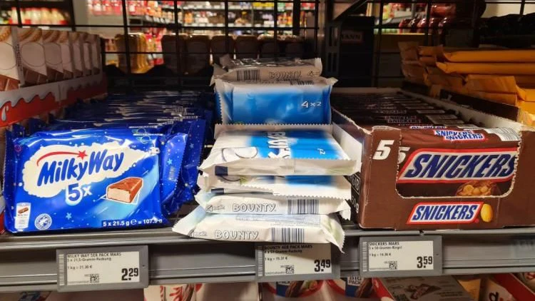 Mogelpackung Bounty Milky Way