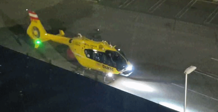 Ein Leserreporter-Video zeigt den Einsatz vor Ort.