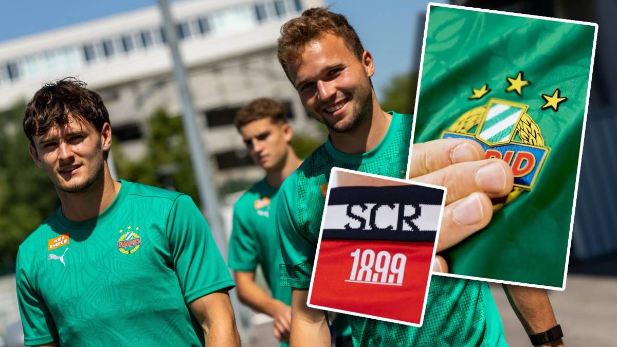 Rapid Wien erhält neue Trikots. Die Hütteldorfer gaben nun einen ersten Einblick. 
