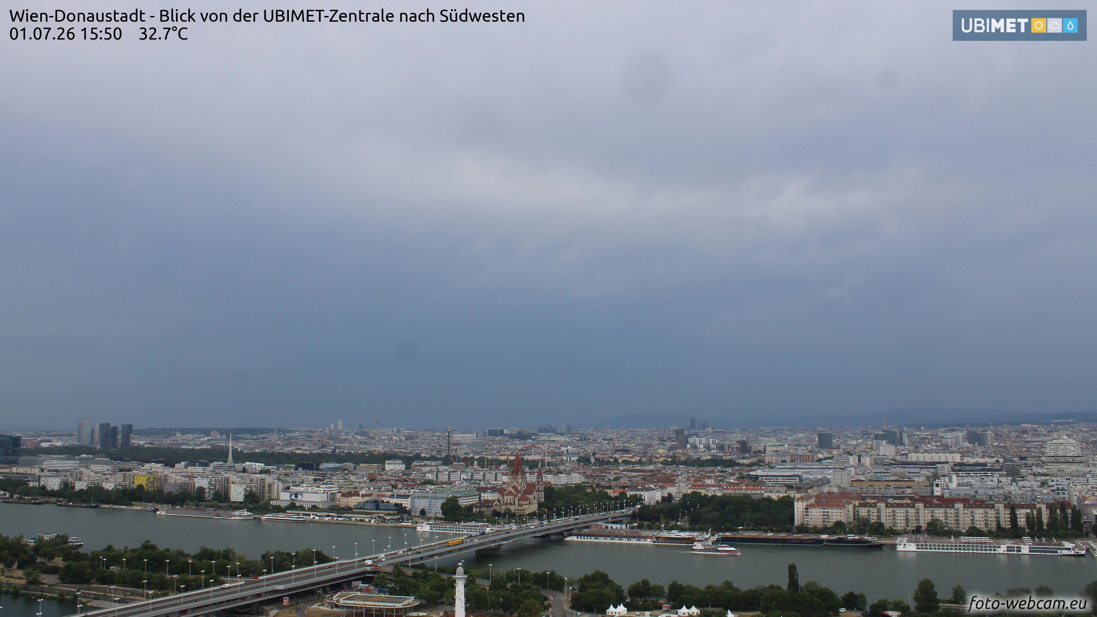 Dunkle Wolken über Wien beenden die historische Hitzewelle!