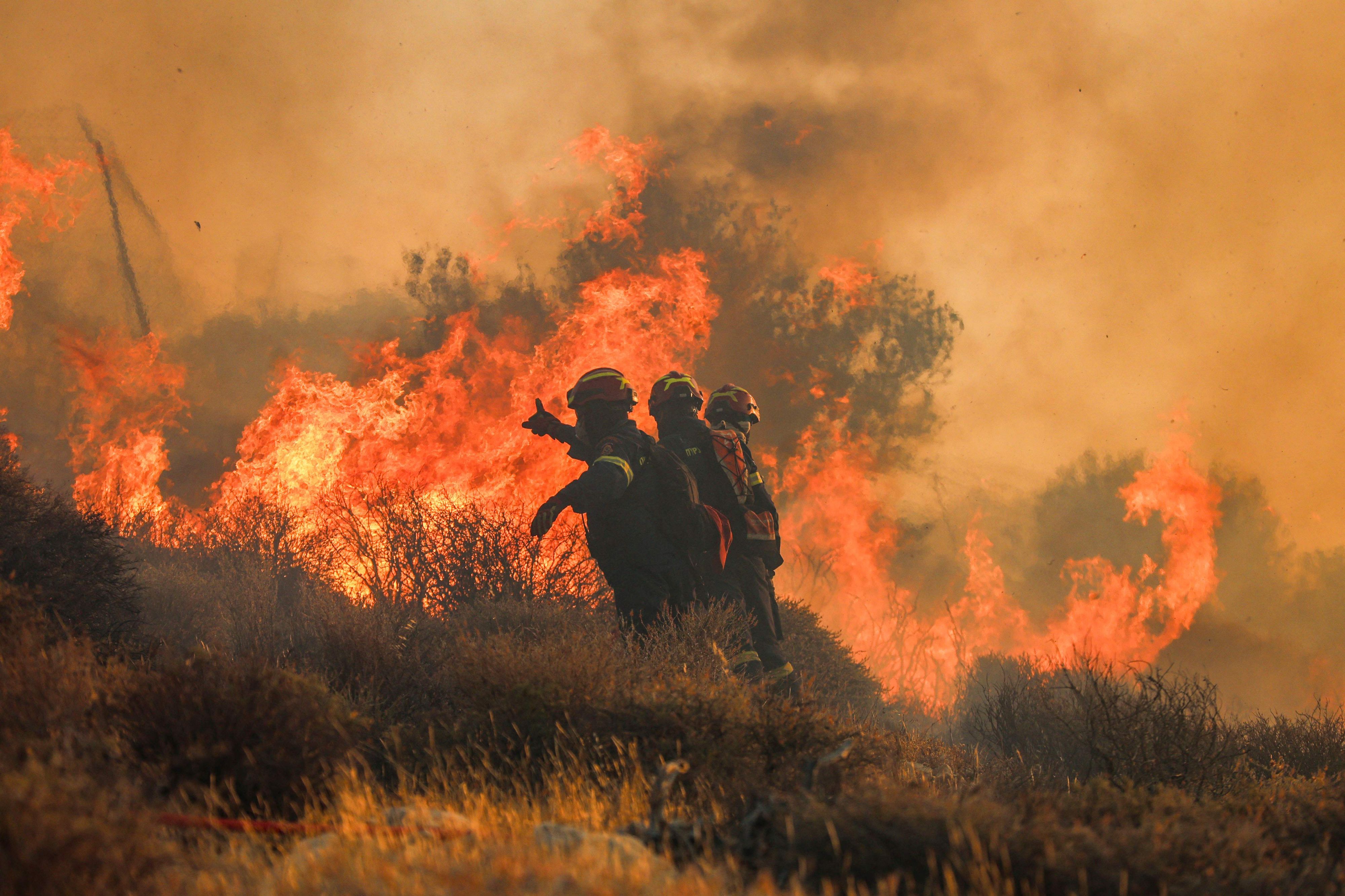 In Griechenland hat die Waldbrandsaison begonnen. (Archivbild)