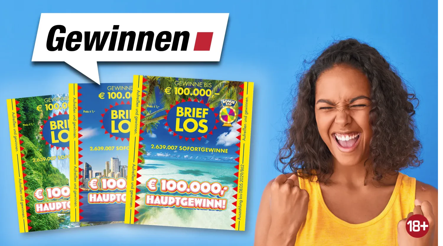 Heute.at - Mit Brieflos bis zu 100.000 Euro gewinnen
