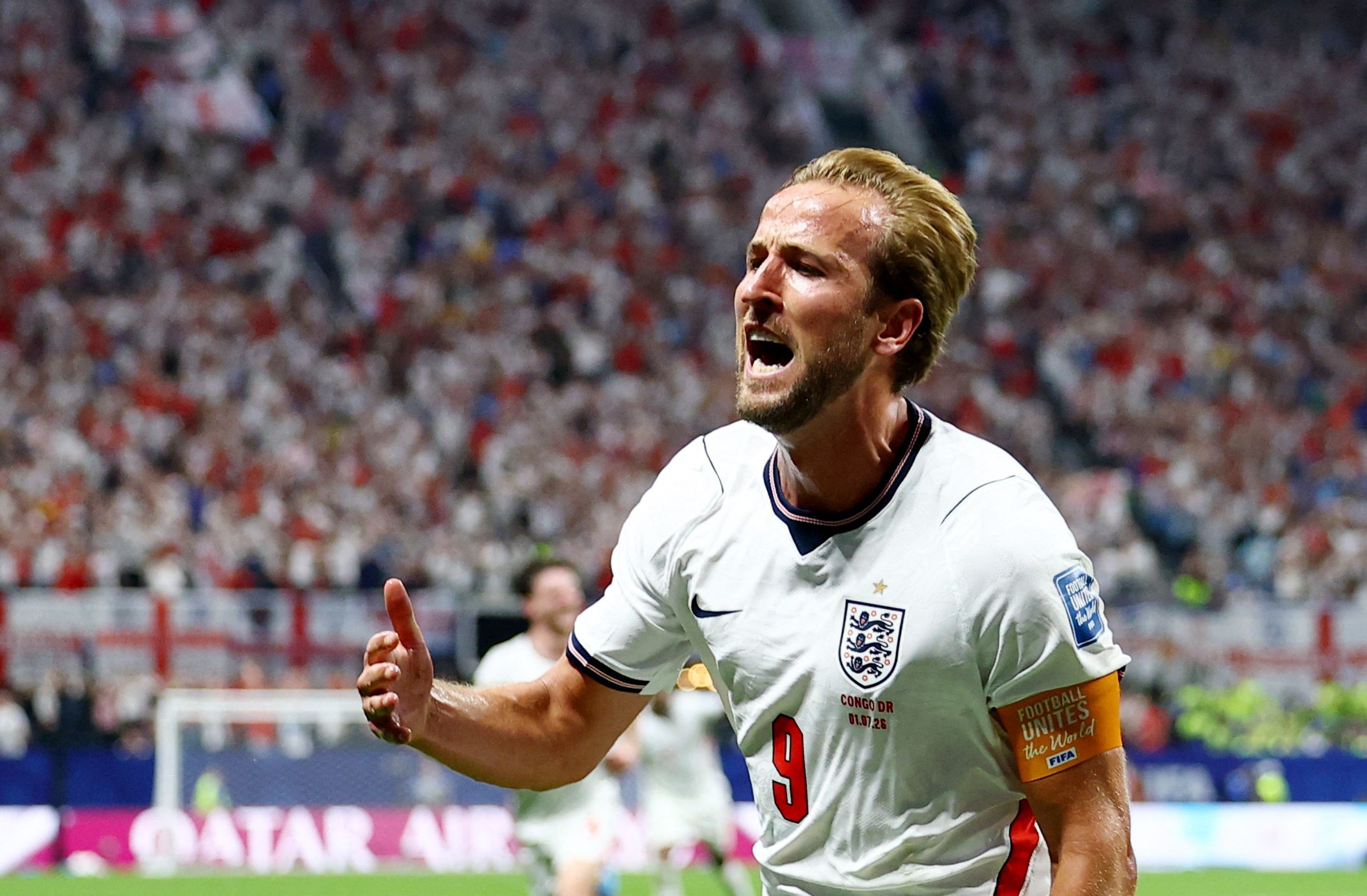 Englands Star-Stürmer Harry Kane. 