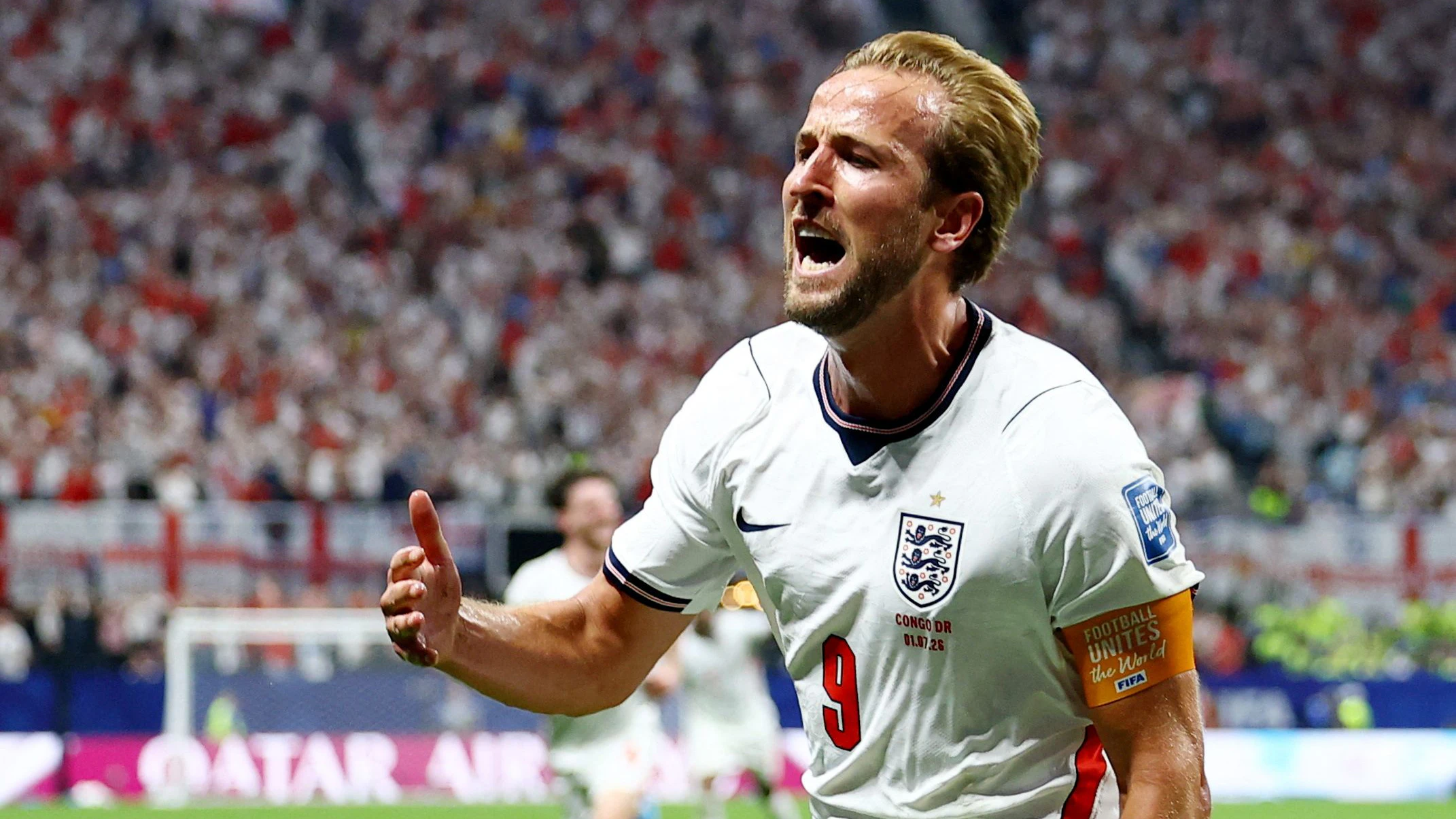 Englands Star-Stürmer Harry Kane. 