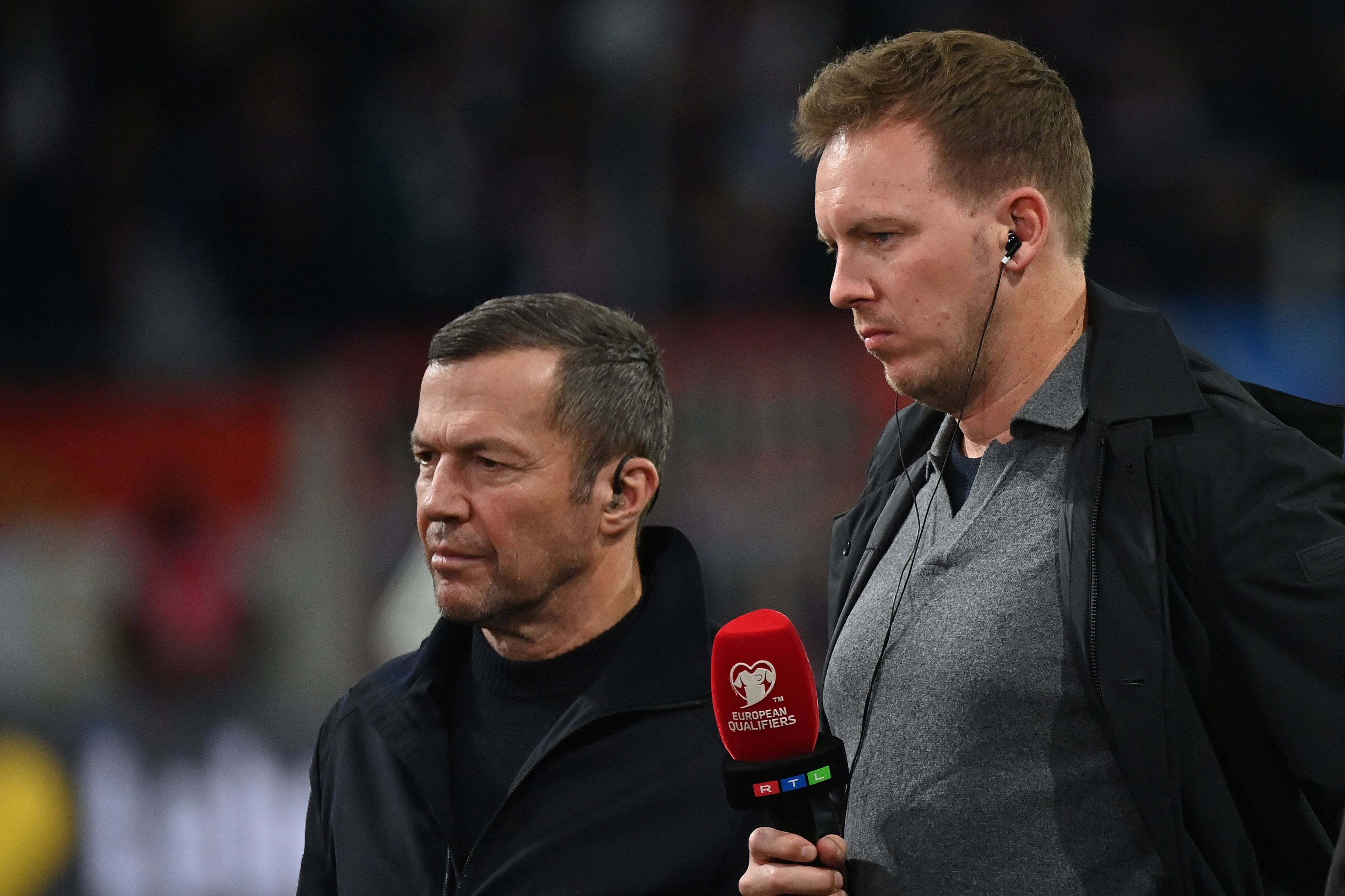 Lothar Matthäus und Julian Nagelsmann.