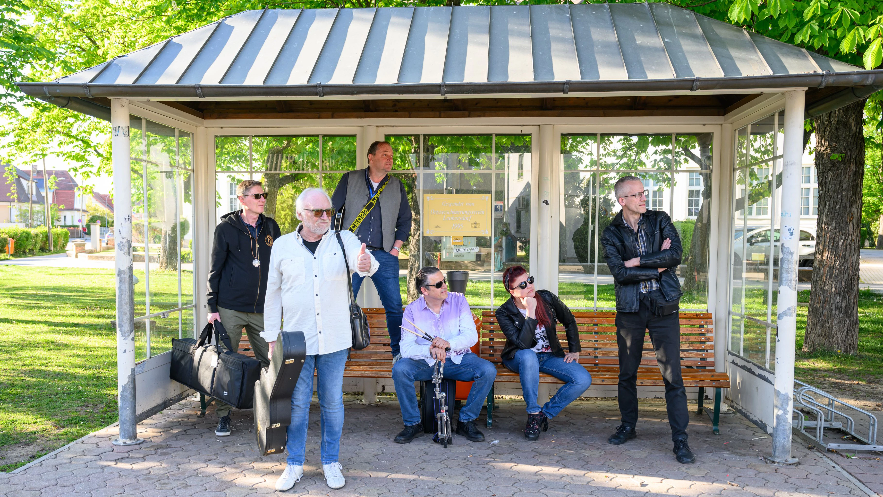 Die "Roaring Sixties Band" derzeit.