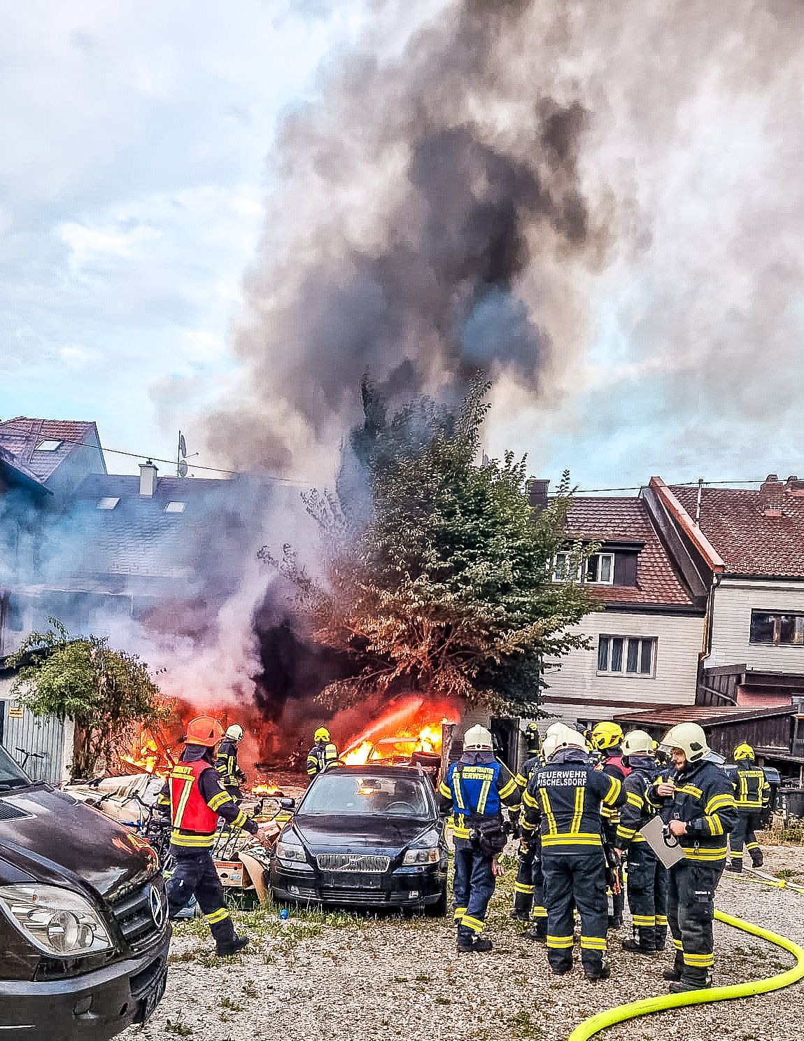 In Uttendorf brannten mehrere Häuser ab.