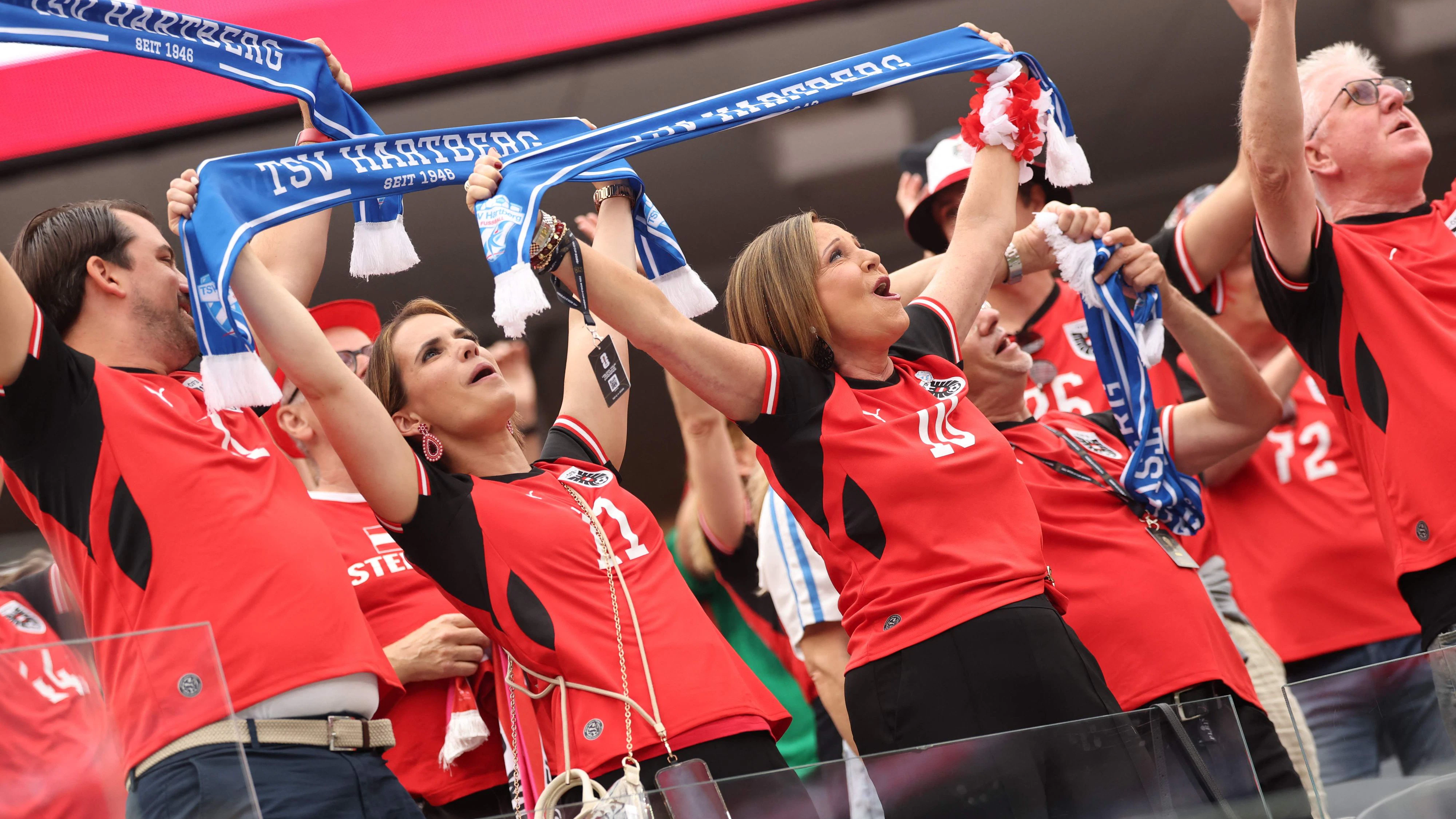 Österreichs Fans sorgen für Gänsehaut-Stimmung
