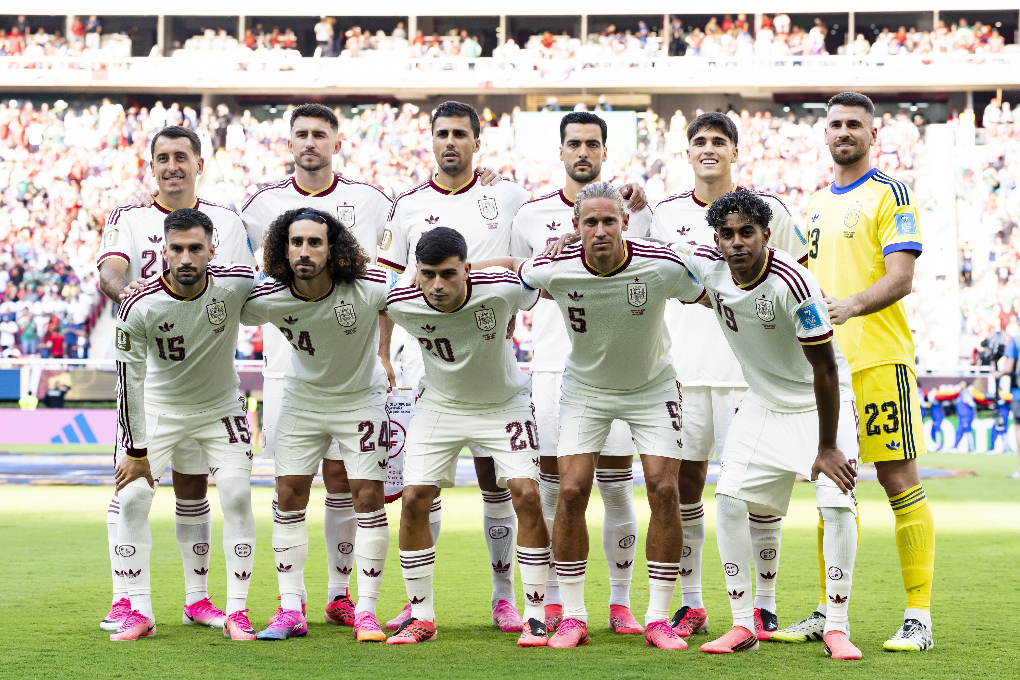 Das Team von Spanien