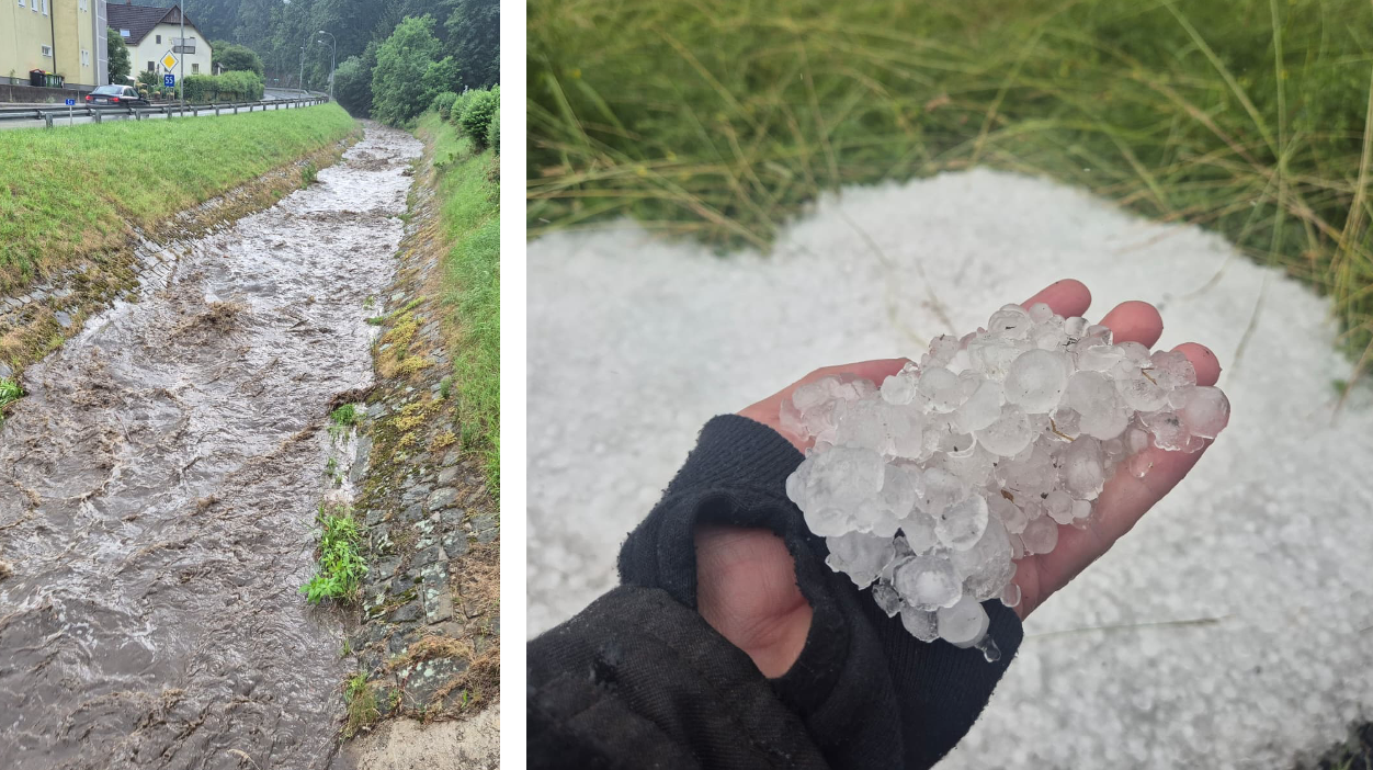 In NÖ wüteten am Mittwoch Unwetter.