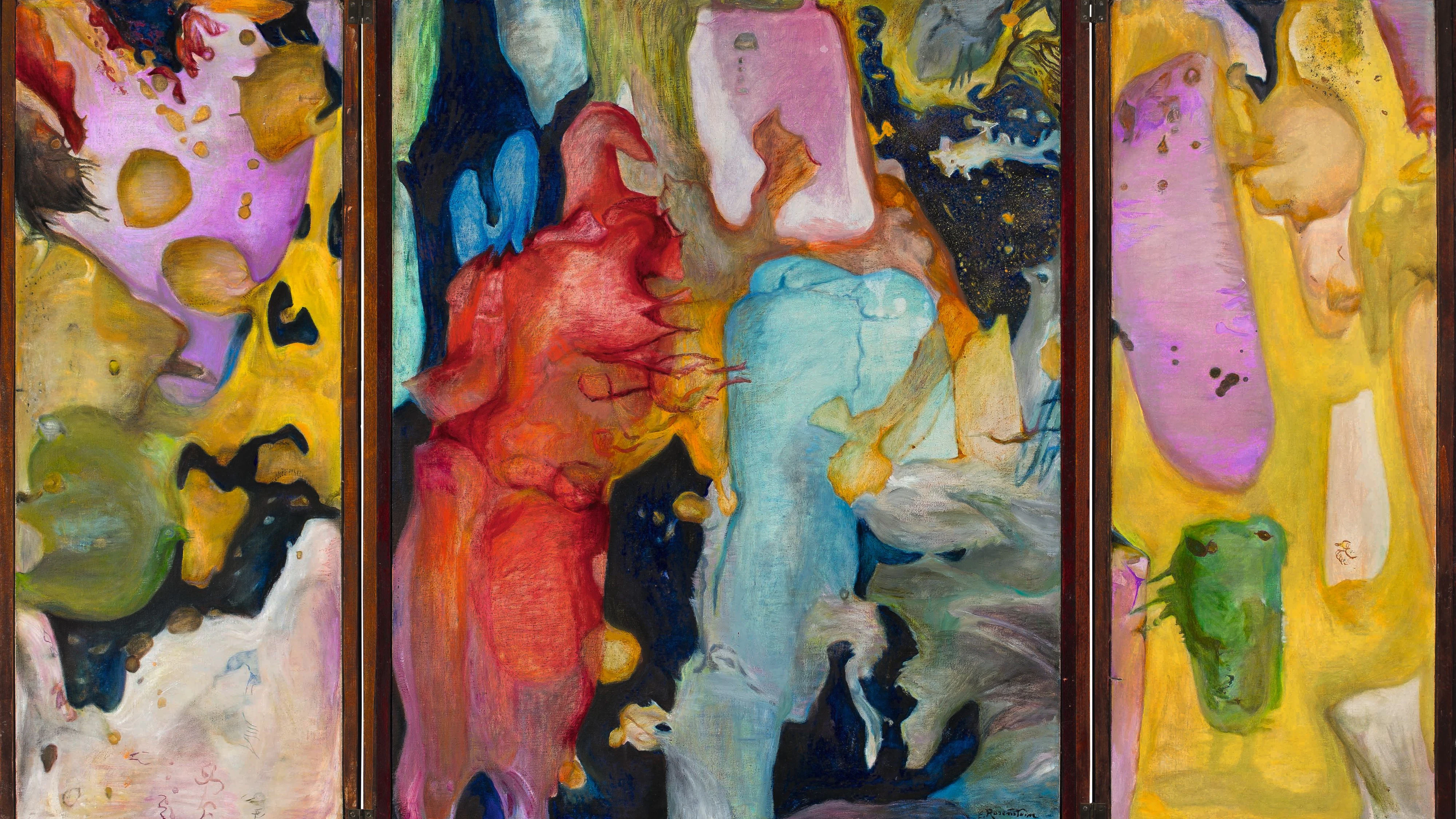 "Triptychon der Stille und des Feuers" von Erna Rosenstein