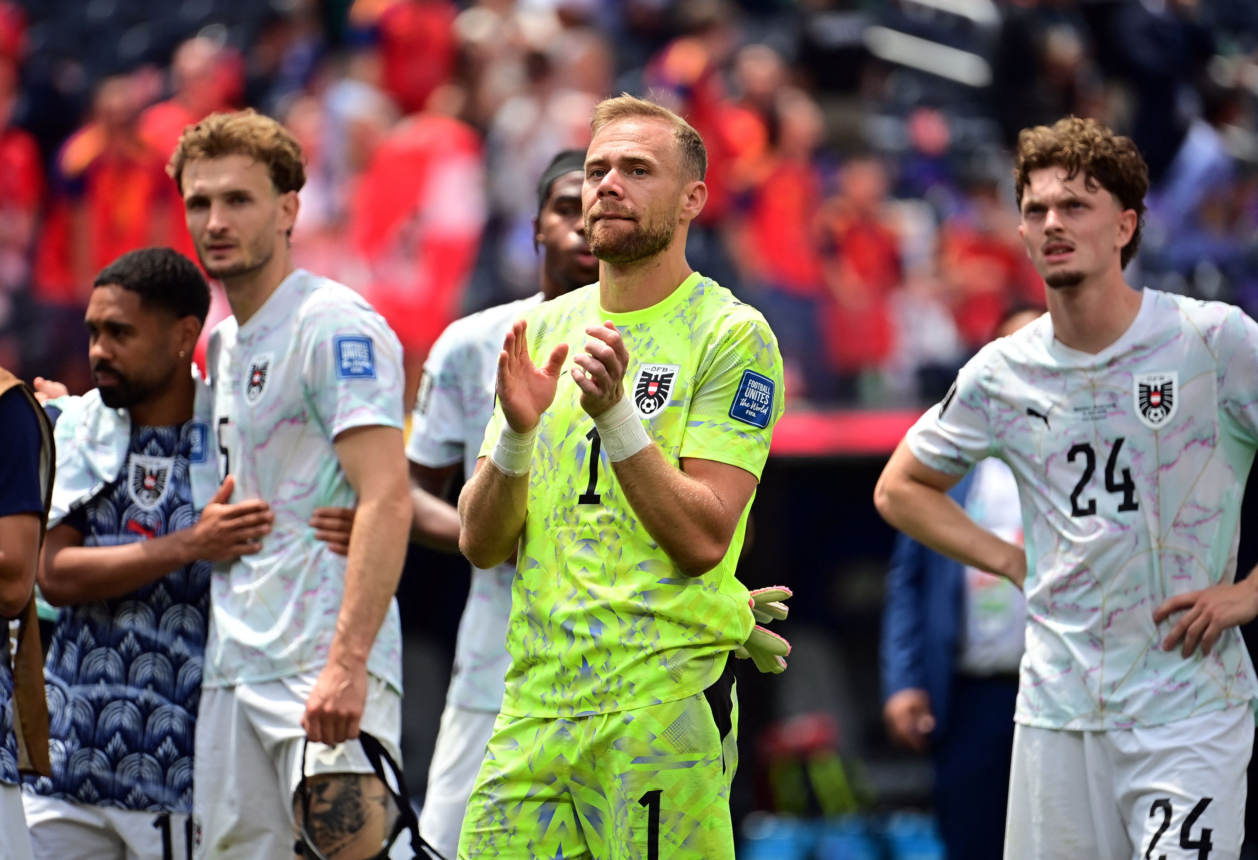 Alexander Schlager mit dem ÖFB-Team.