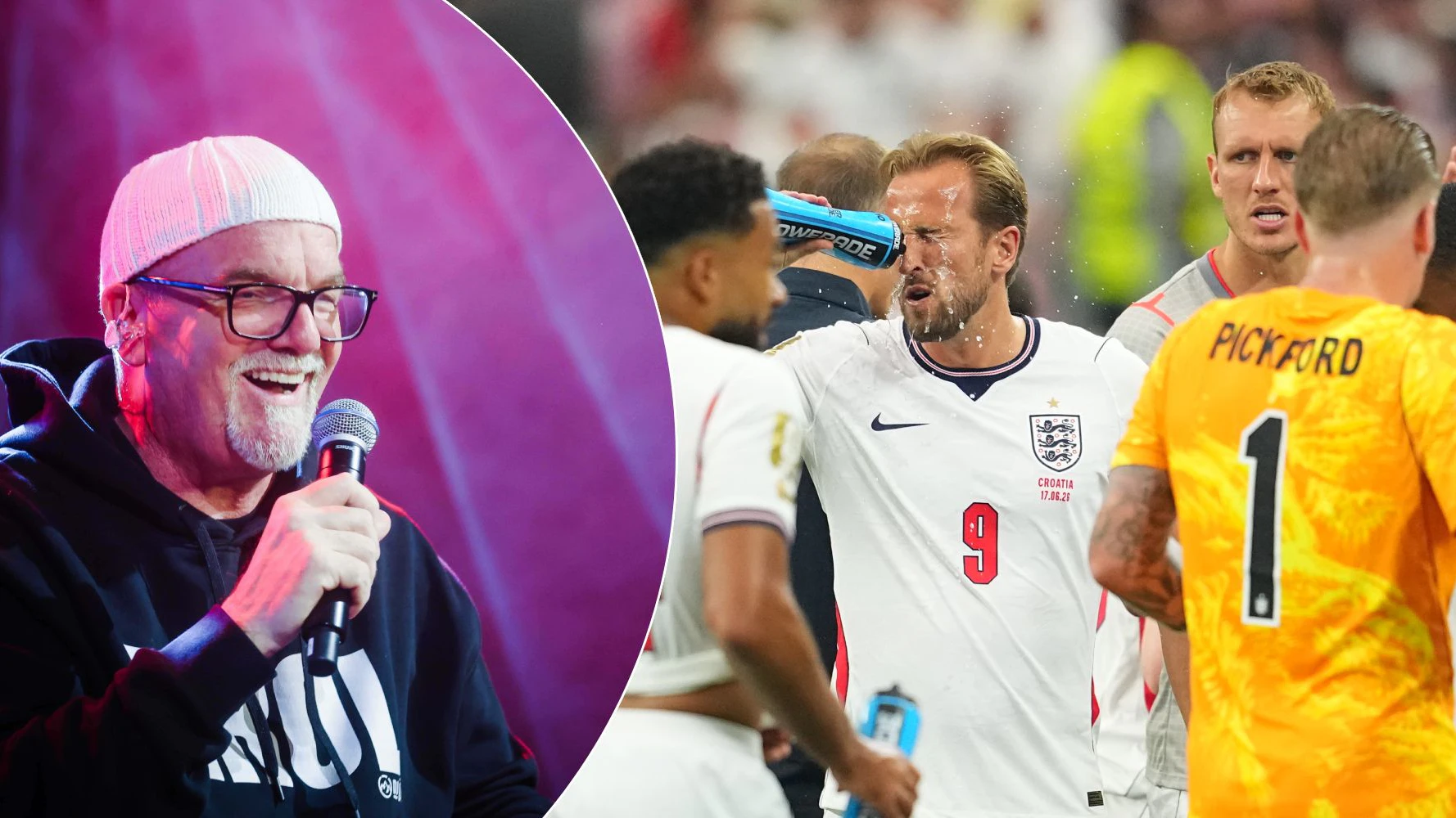 Heute.at - DJ Ötzi singt im WM-Stadion bei England-Partie