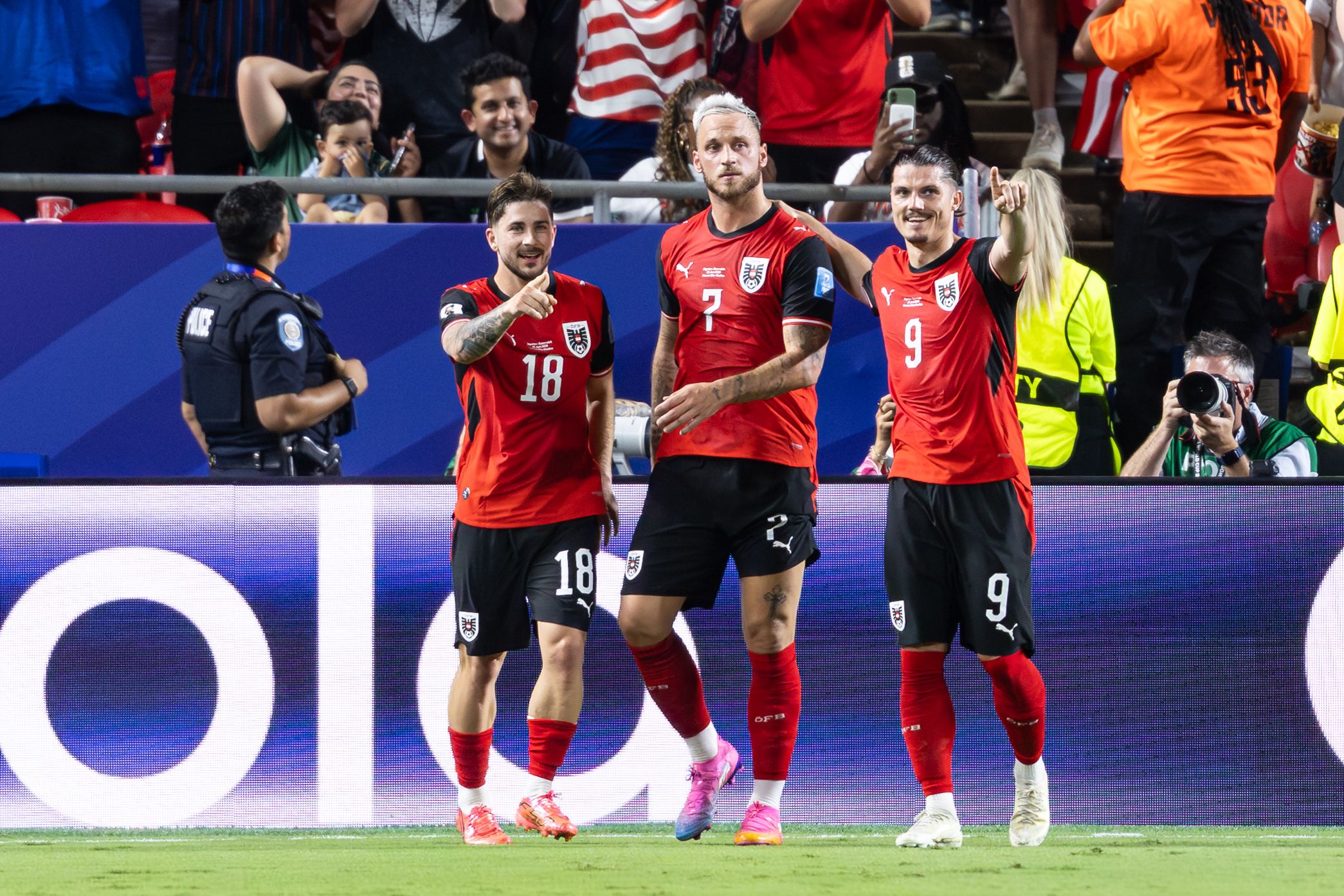 Österreich will gegen Spanien jubeln.
