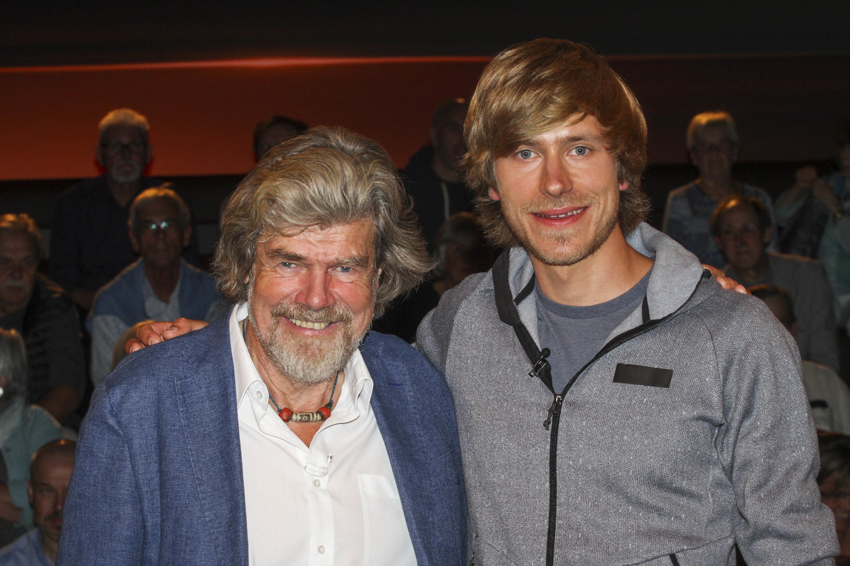 Reinhold Messner mit seinem Sohn Simon Messner – ein Bild aus dem Jahr 2019.