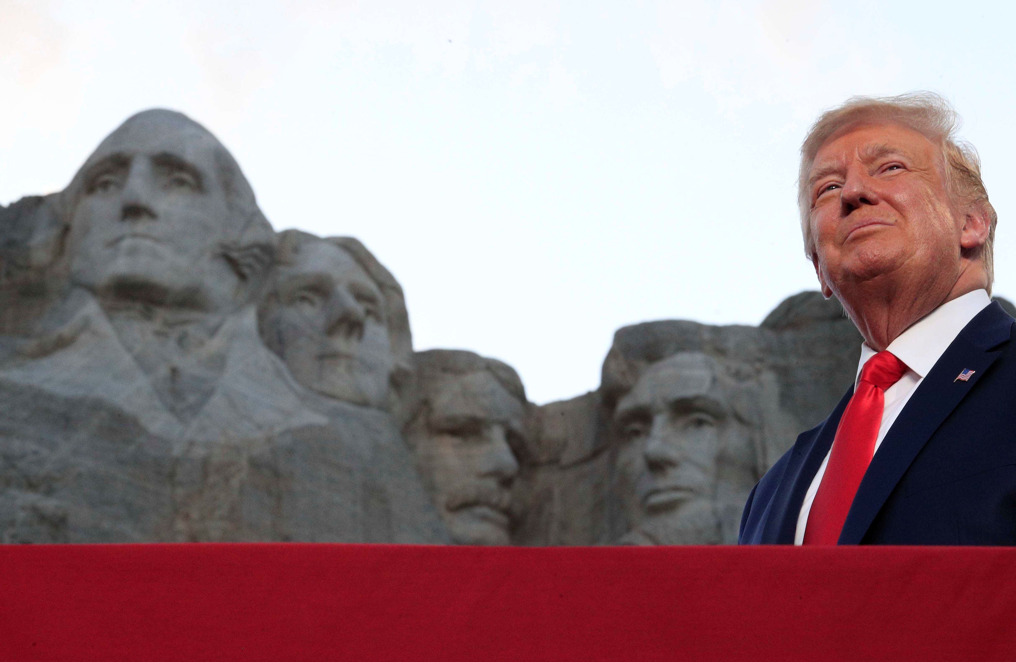 Eine Petition, das Monument von Mount Rushmore um ein Abbild von US-Präsident <strong>Donald Trump</strong> zu ergänzen, schlug fehl.