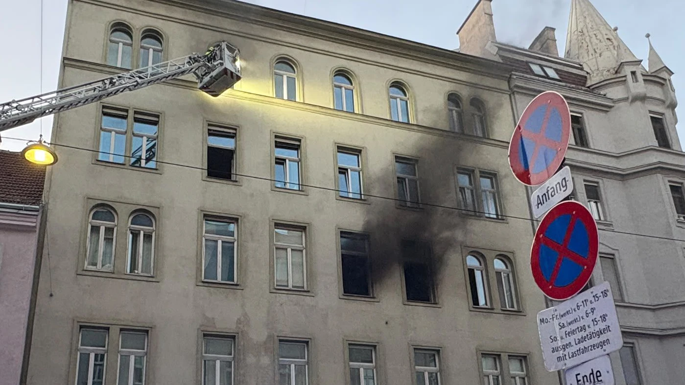 Heute.at - Brand in Schönbrunner Straße fordert Berufsfeuerwehr