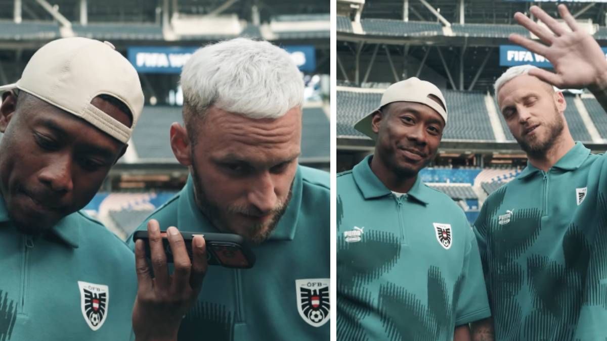 David Alaba und Marko Arnautovic