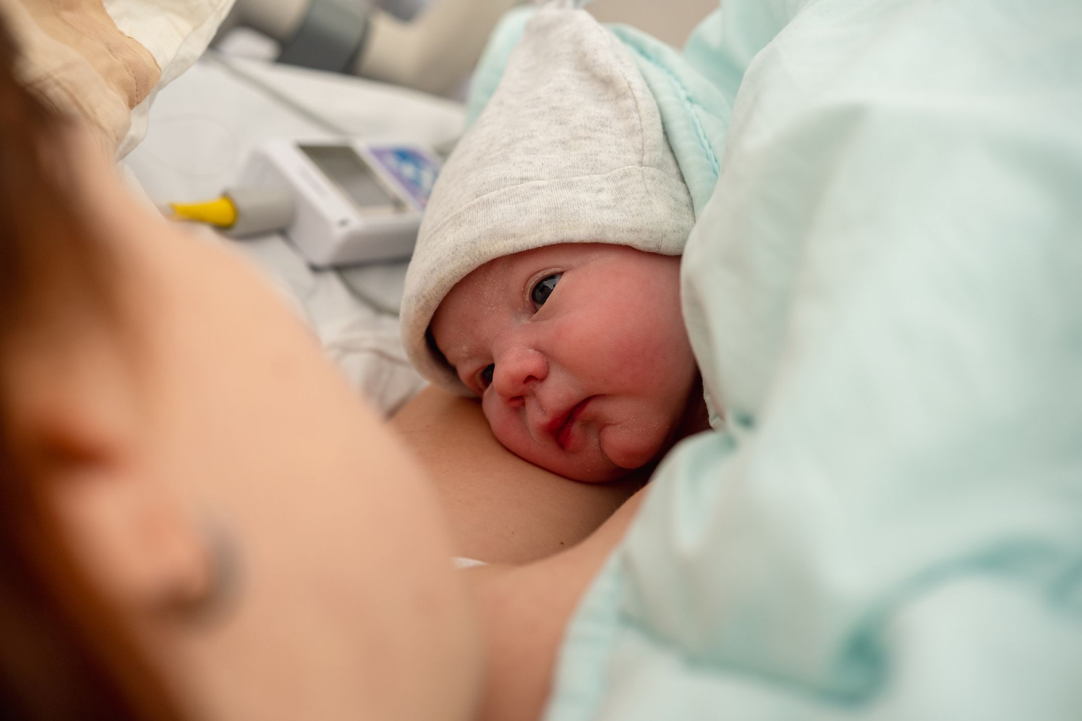 Das Kind fand den Weg selbst. Mama schlief durch.