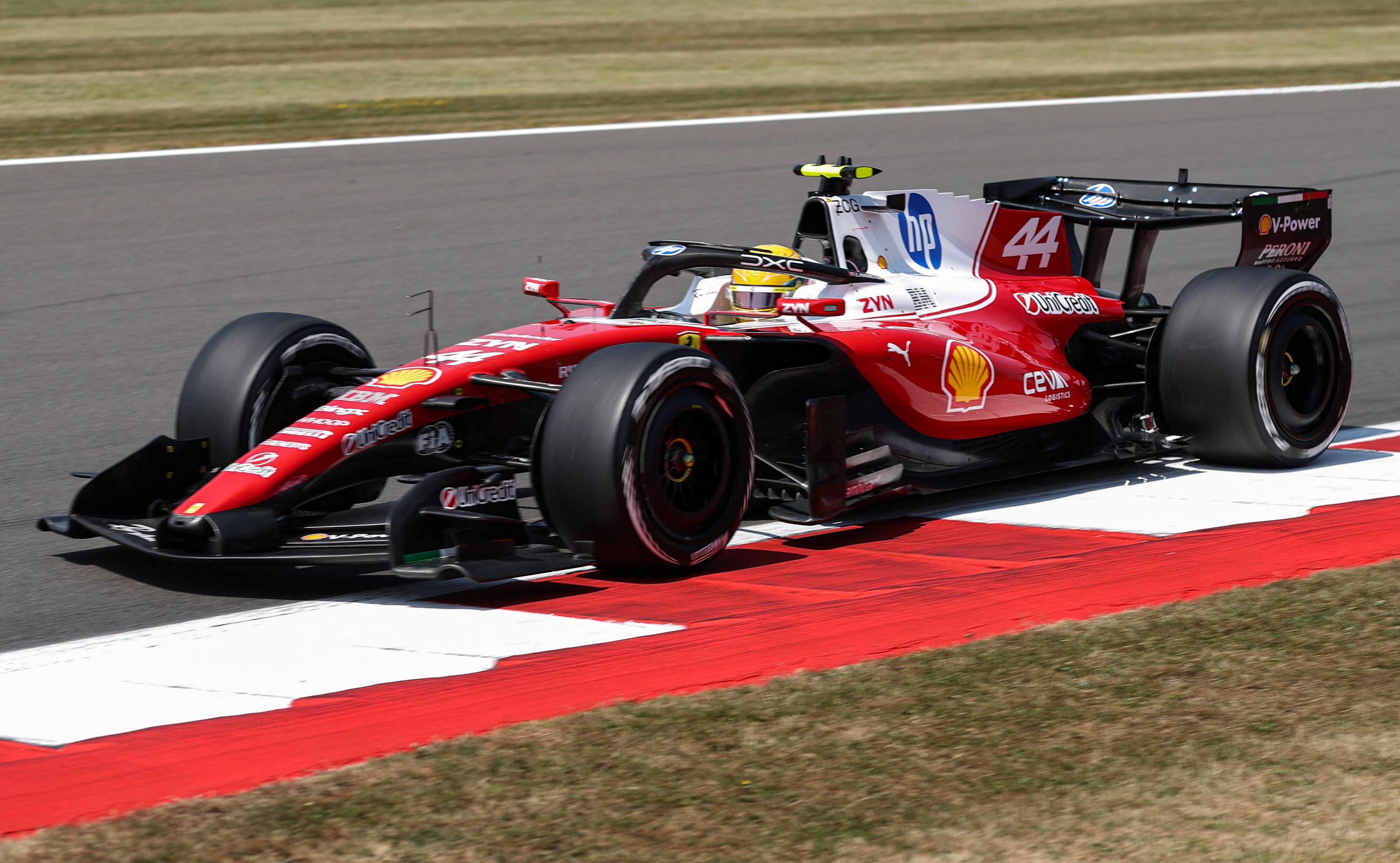 Ferrari-Pilot Lewis Hamilton. 