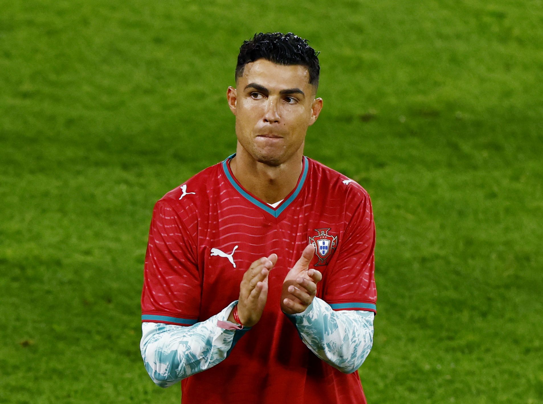 Cristiano Ronaldo ist gerade mit Portugal bei der WM in den USA im Einsatz. 