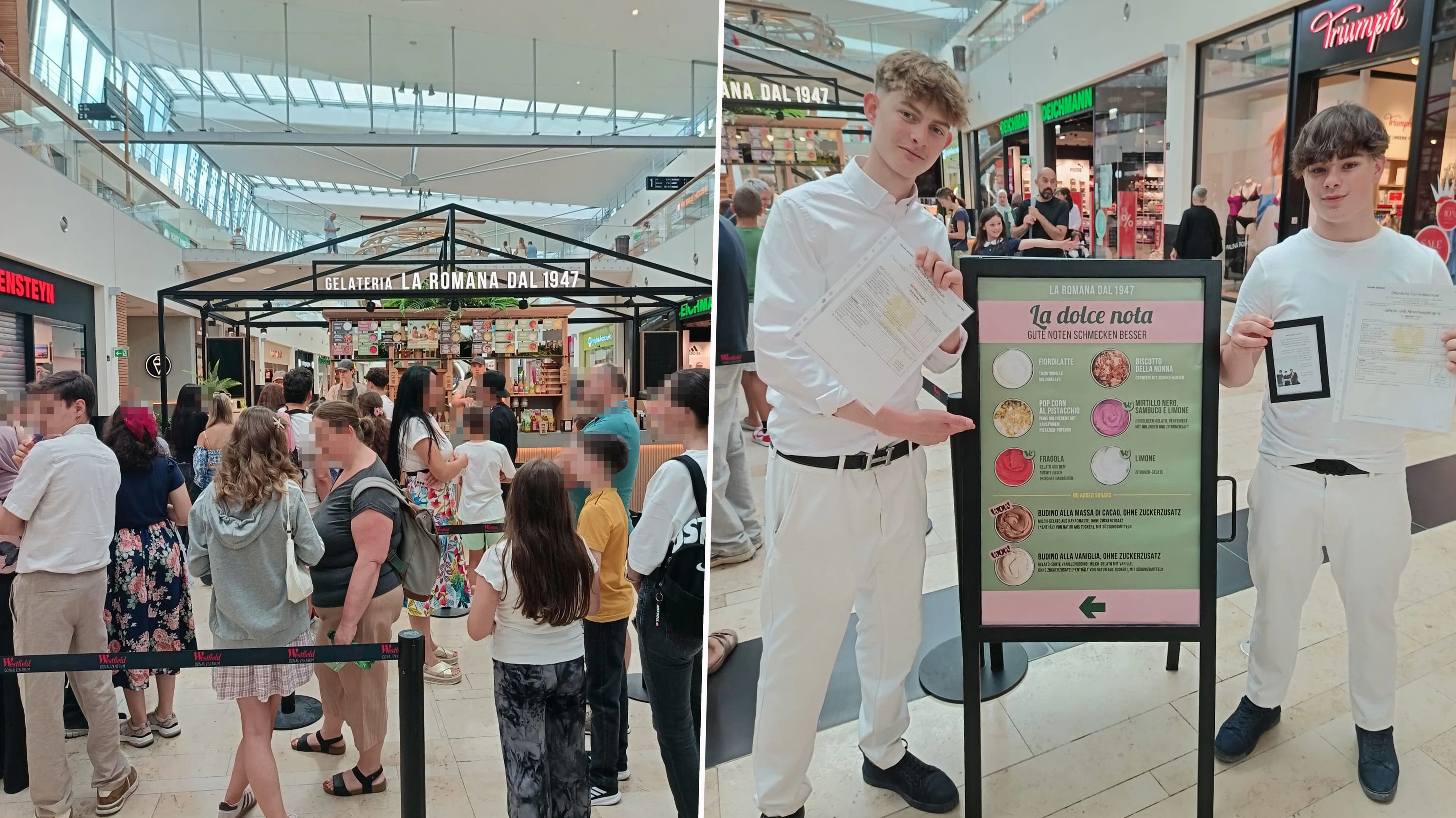 Zeugnistag! Hier in Wien stauben Schüler Gratis-Eis ab