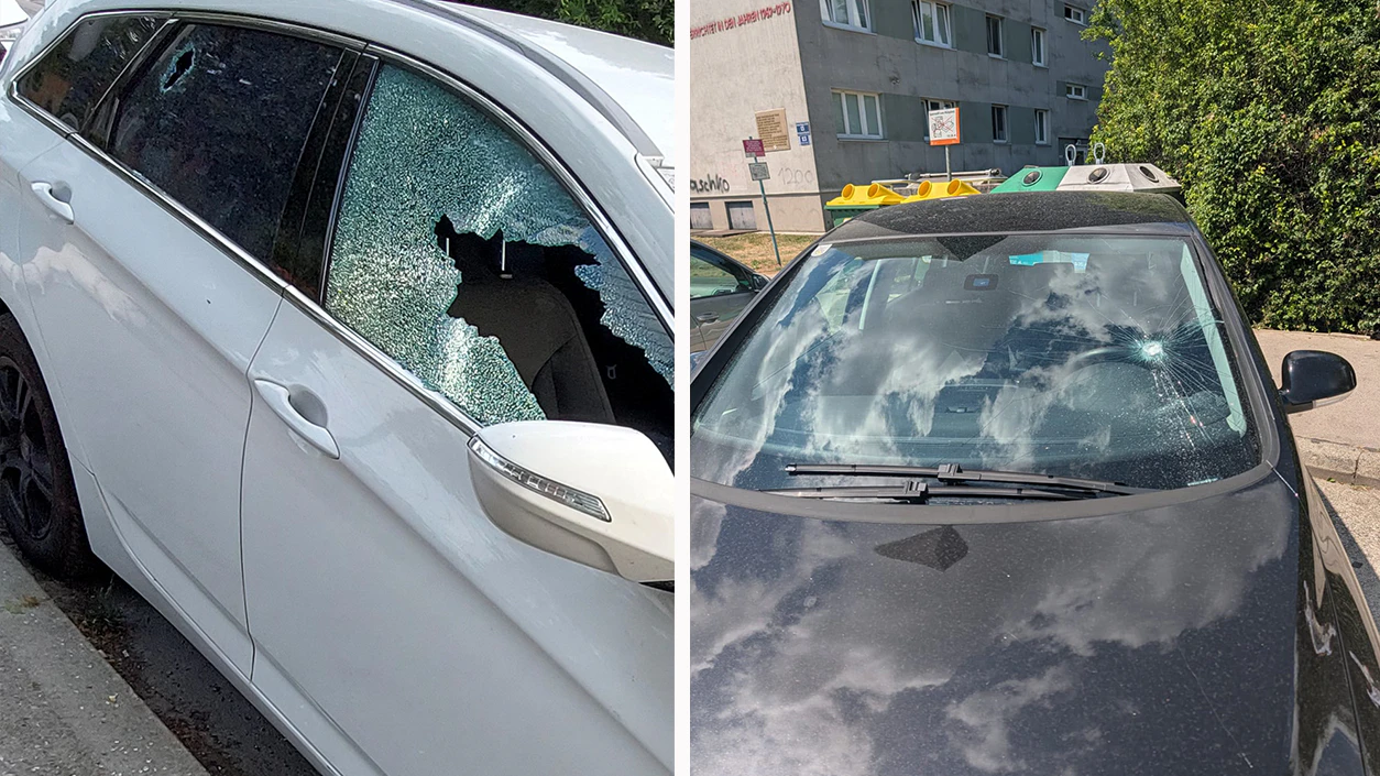 Am Freitag fanden mehrere Wiener in Floridsdorf Schäden an ihren Autos vor.