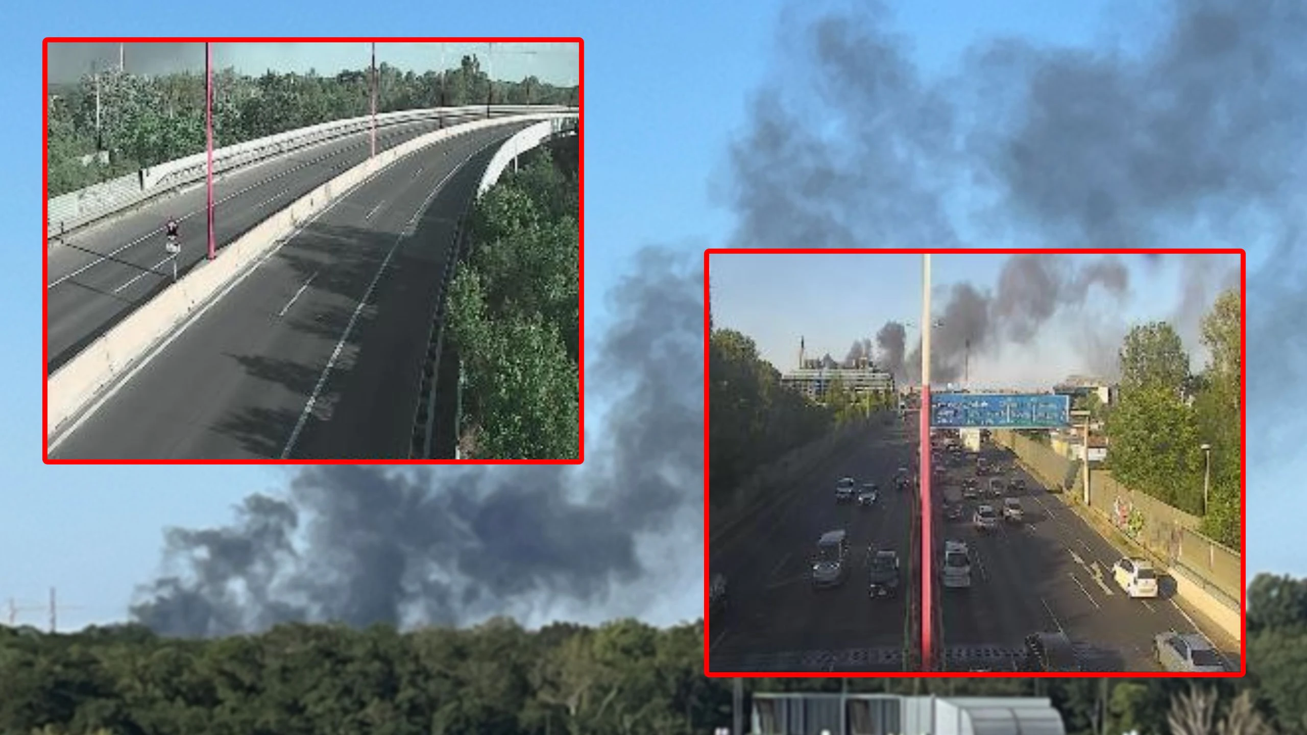 Heute.at - Brand-Chaos in Wien – A23 dicht, auch Öffis betroffen