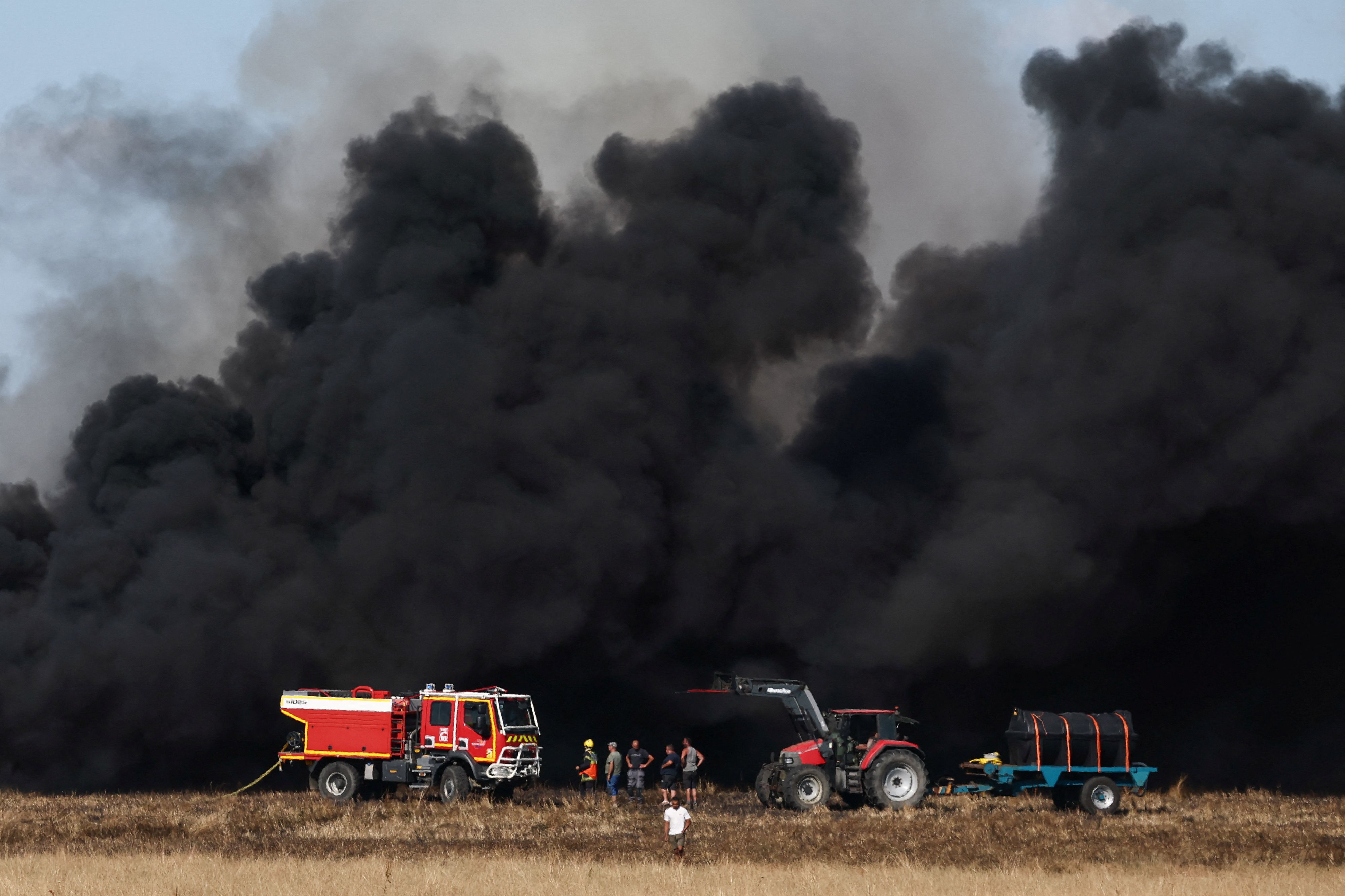 Auch in Loire-Atlantique stehen die Einsatzkräfte im Dauereinsatz. 