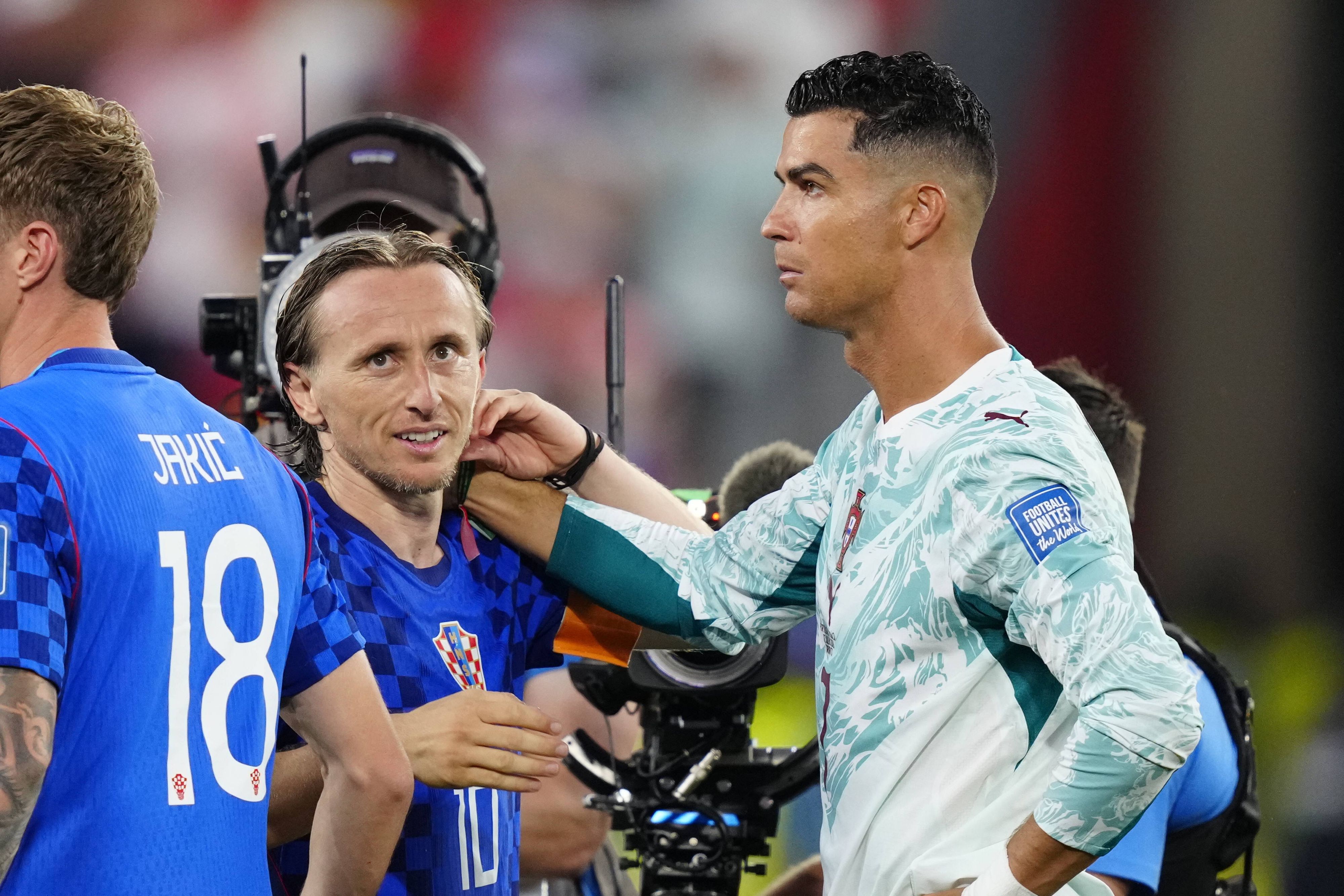 Luka Modric und Cristiano Ronaldo