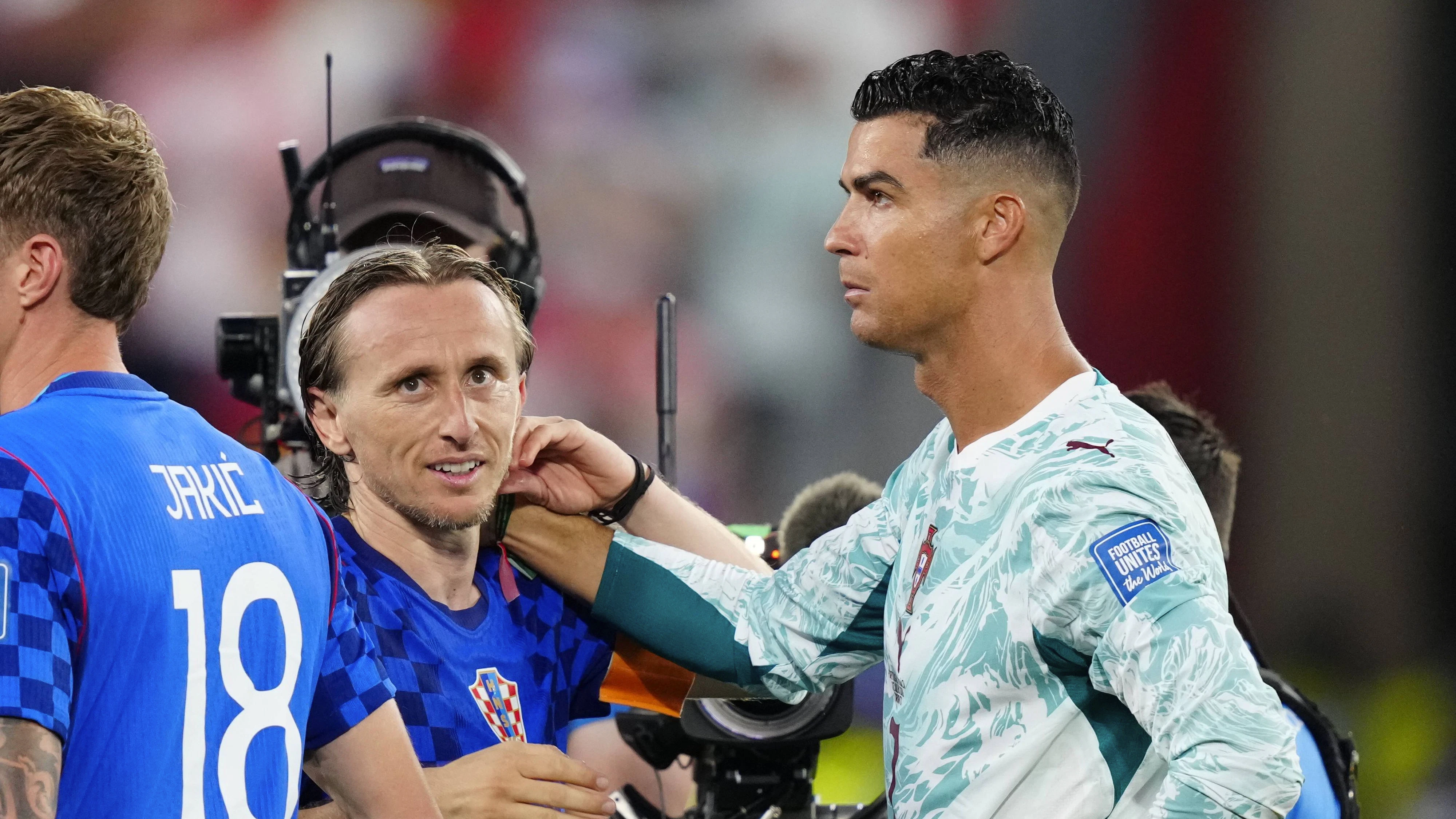 Luka Modric und Cristiano Ronaldo
