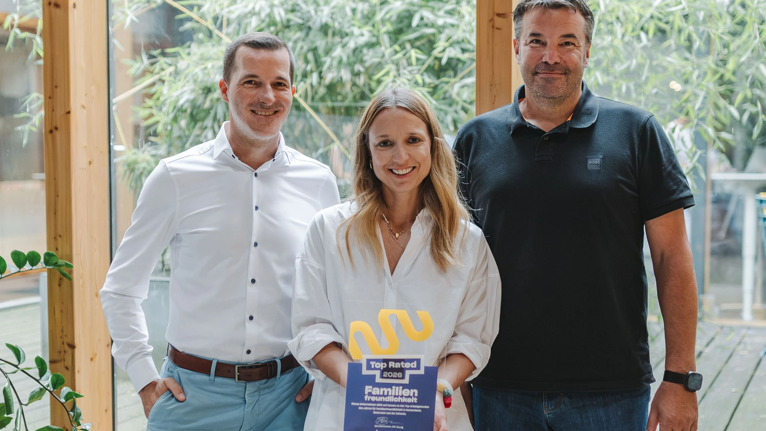 Stephan Siller, Ines Eschbacher und Roland Dessovic.