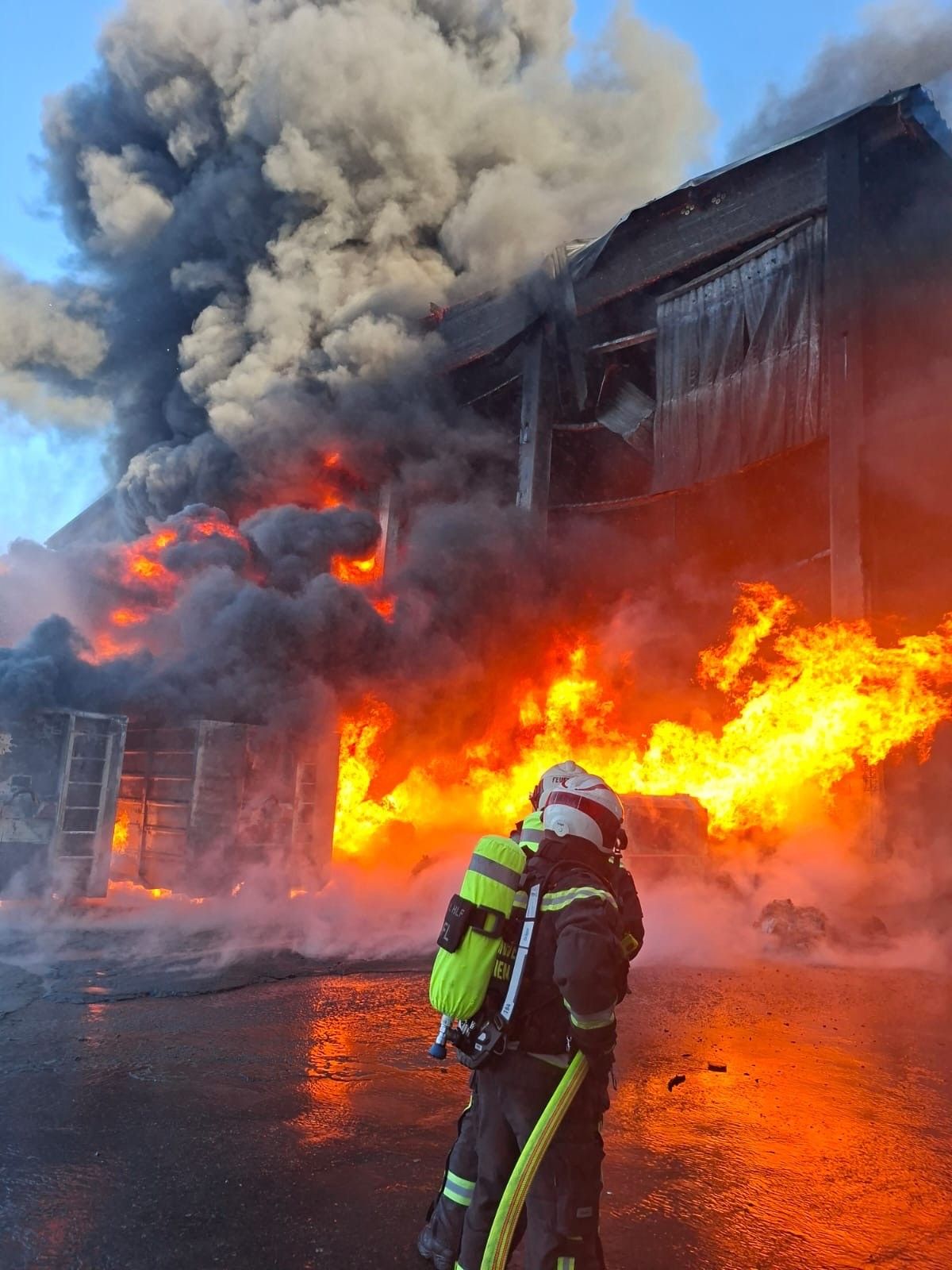 Die Feuerwehr stand im Großeinsatz. 