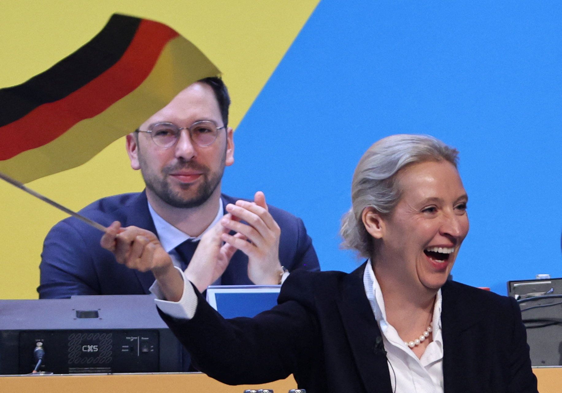 Alice Weidel beim Parteitag der AdF in Erfurt. 